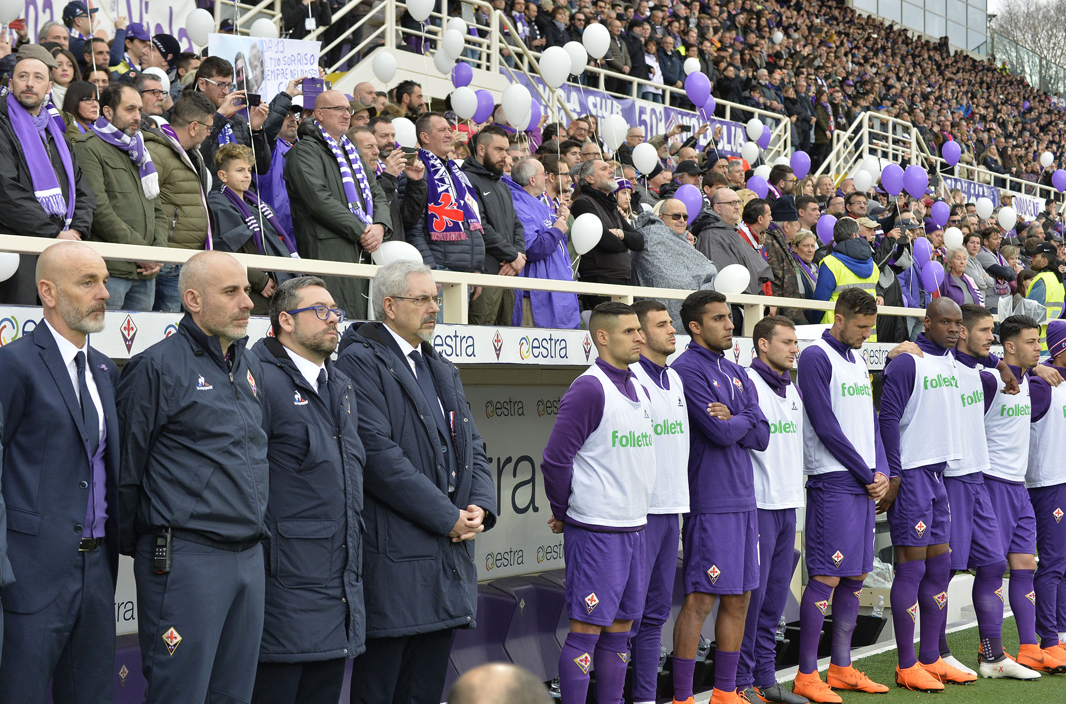 Pioli: "Davide ha passato a noi il testimone. Dimostriamo tutti di aver a cuore la Fiorentina"