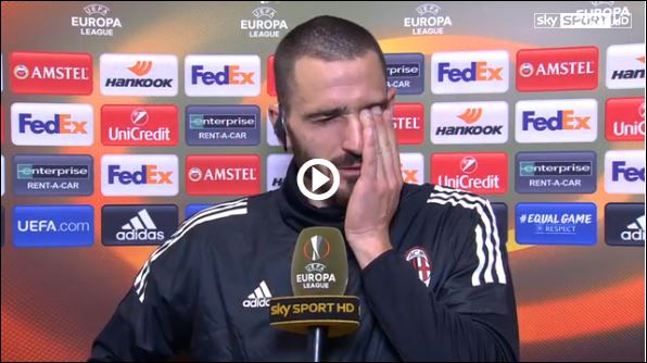 Bonucci in lacrime: "Astori era numero uno in tutto. Lo porterò sempre con me" (VIDEO)
