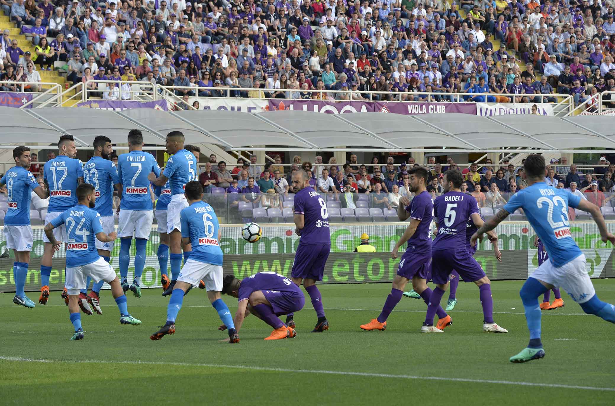 FIORENTINA-NAPOLI 29-04-2018. SILPRESS/GALASSI SILVANO