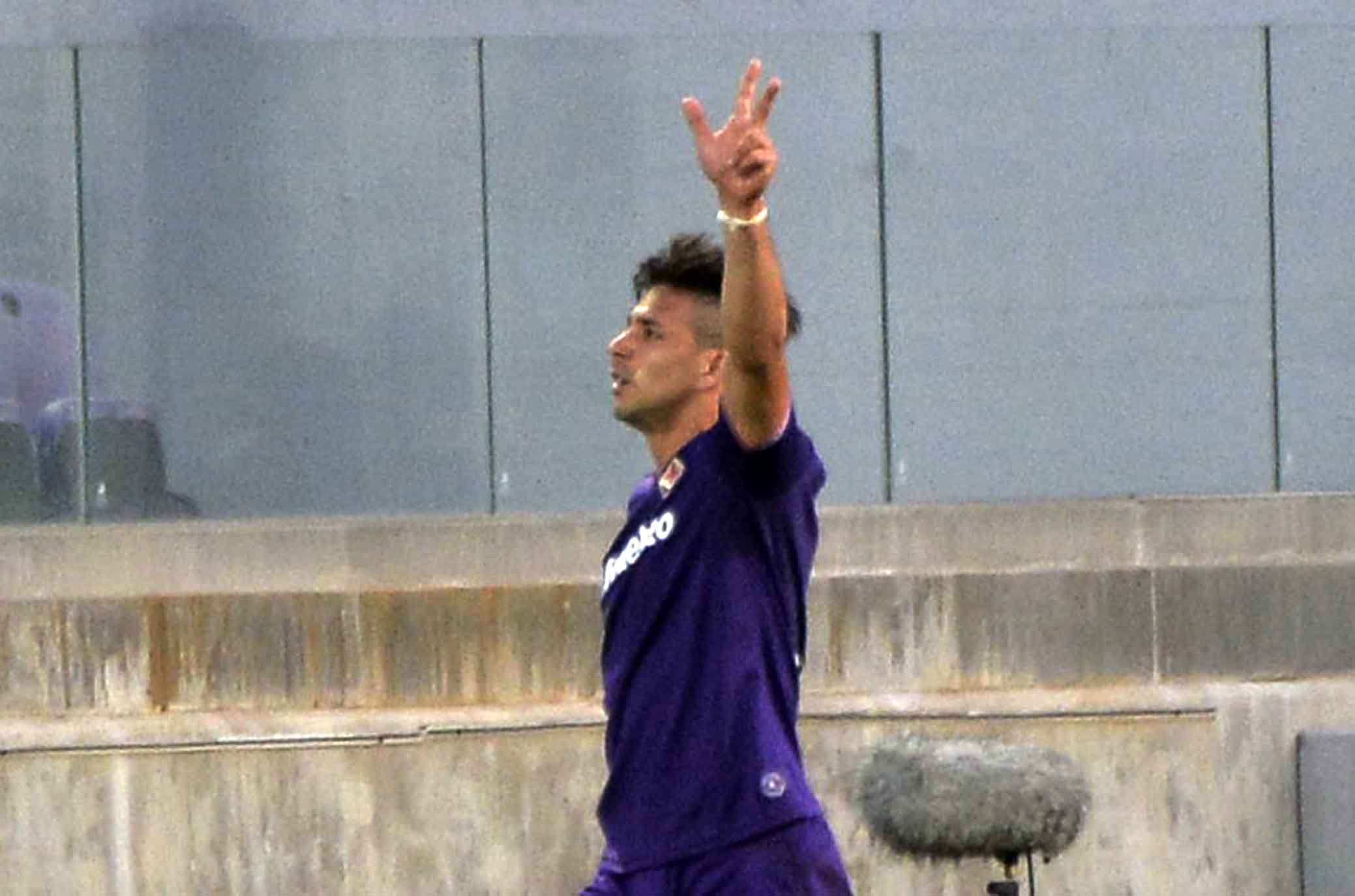FIORENTINA-NAPOLI 29-04-2018. ESULTANZA DI GIOVANNI SIMEONE. SILPRESS/GALASSI SILVANO