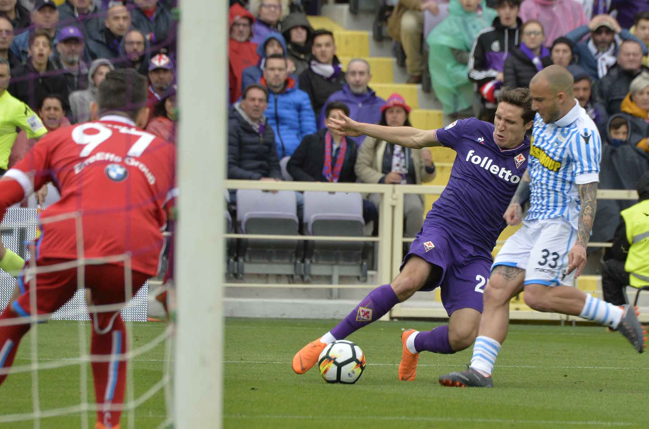 FIORENTINA-SPAL 15-04-2018 FEDERICO CHIESA. SILPRESS/GALASSI SILVANO