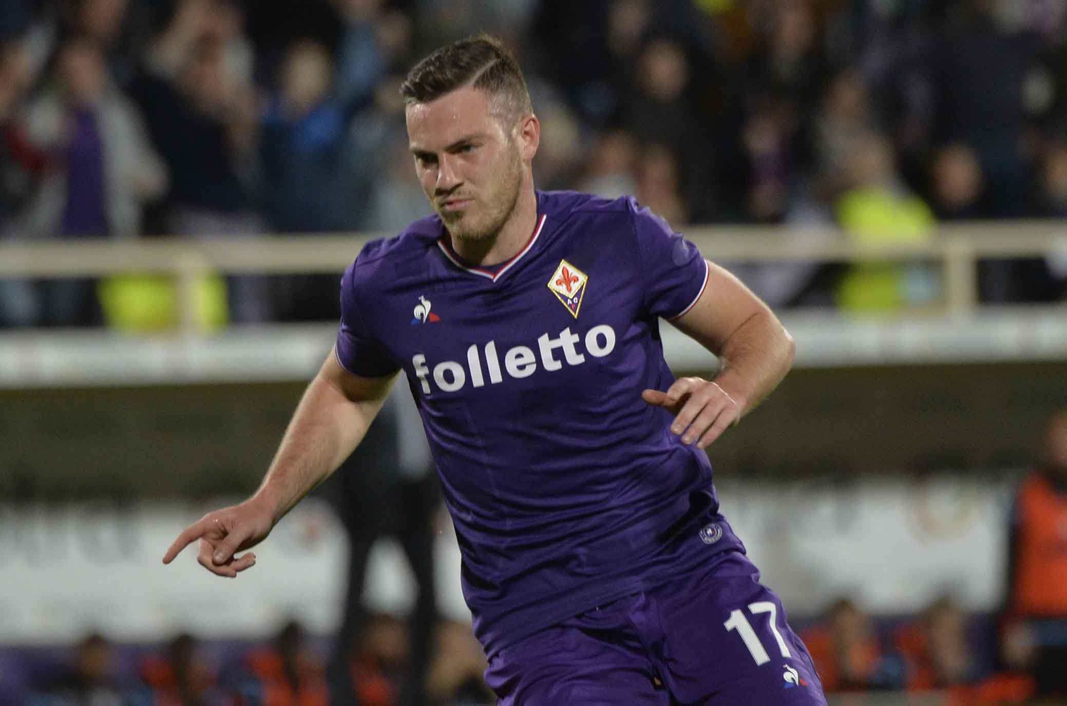 FIORENTINA-LAZIO 18-04-2018 ESULTANZA DI JORDAN VERETOUT. SILPRESS/GALASSI SILVANO