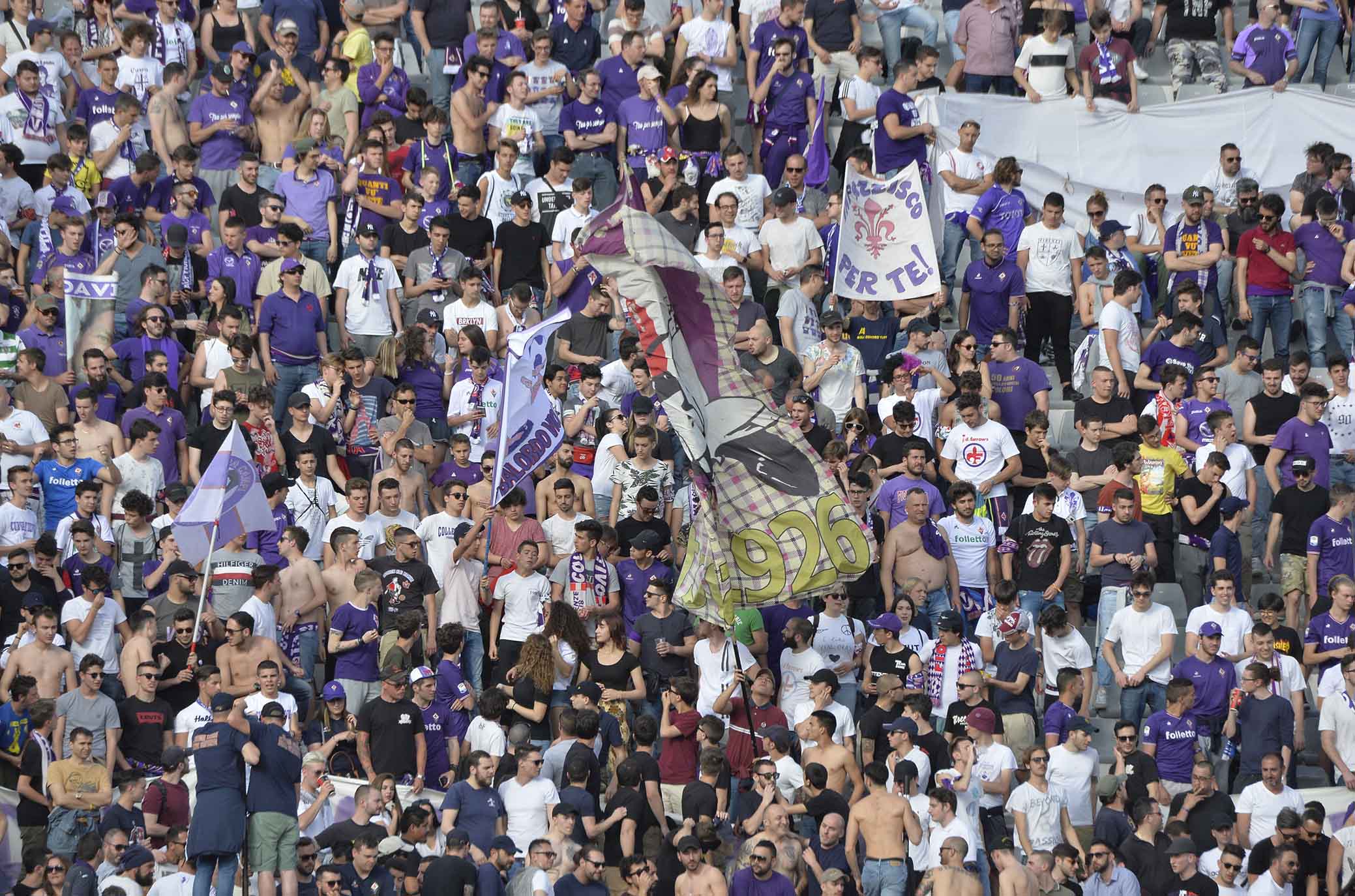 FIORENTINA-NAPOLI 29-04-2018 TIFOSI. SILPRESS/GALASSI SILVANO