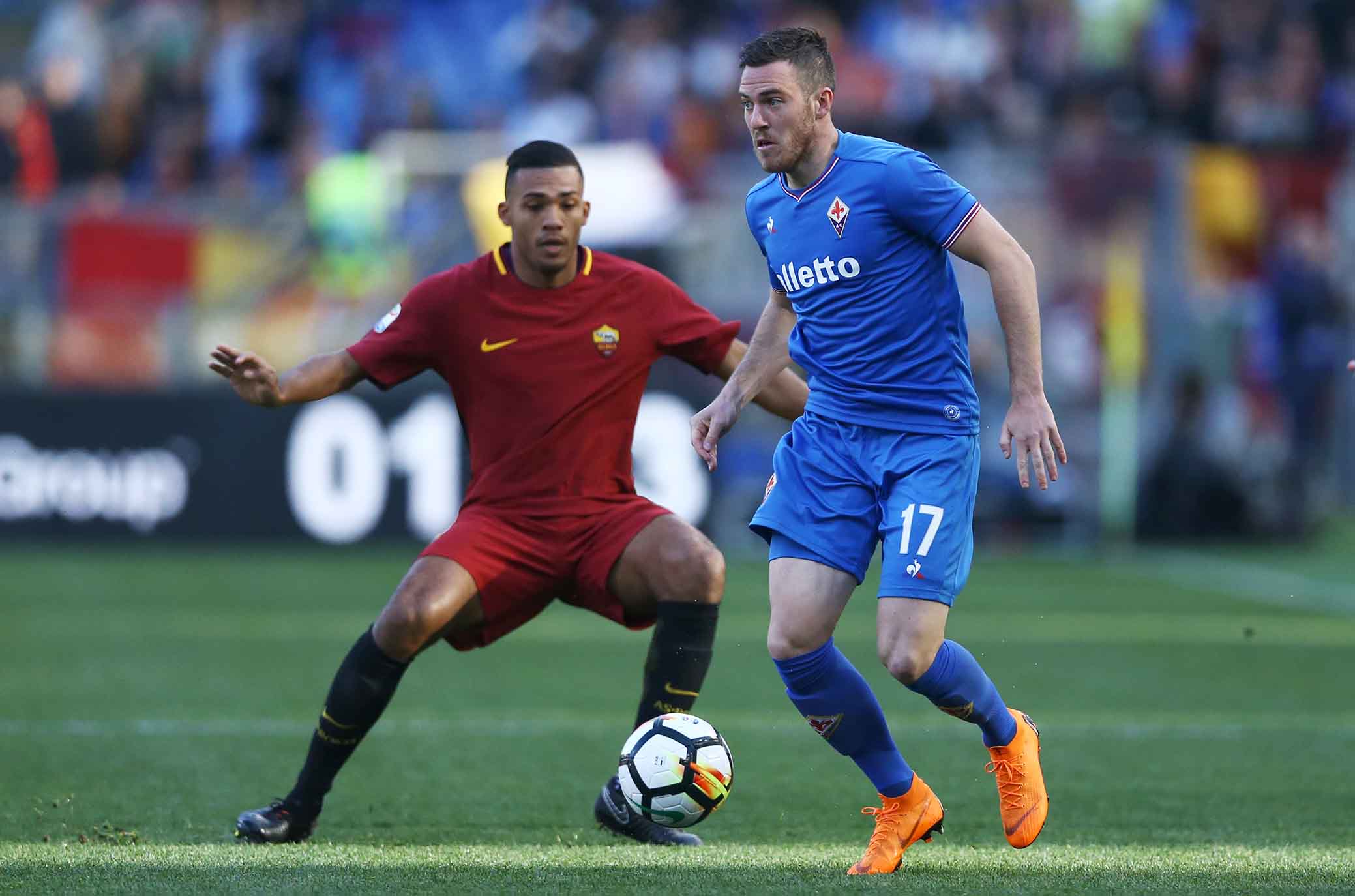 ROMA-FIORENTINA 07-04-2018. JORDAN VERETOUT. SILPRESS/GALASSI SILVANO