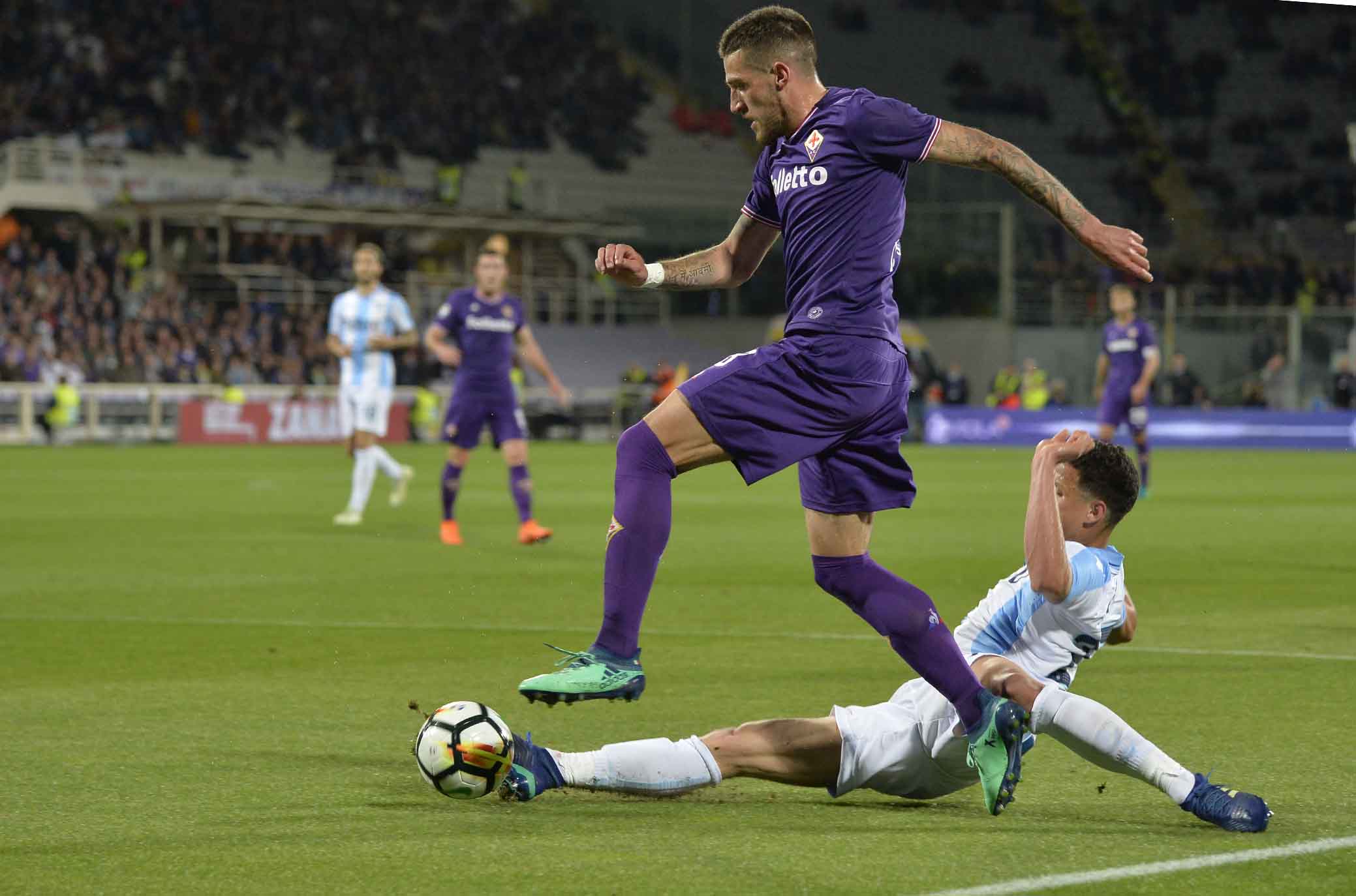FIORENTINA-LAZIO 18-04-2018 CRISTIANO BIRAGHI. SILPRESS/GALASSI SILVANO
