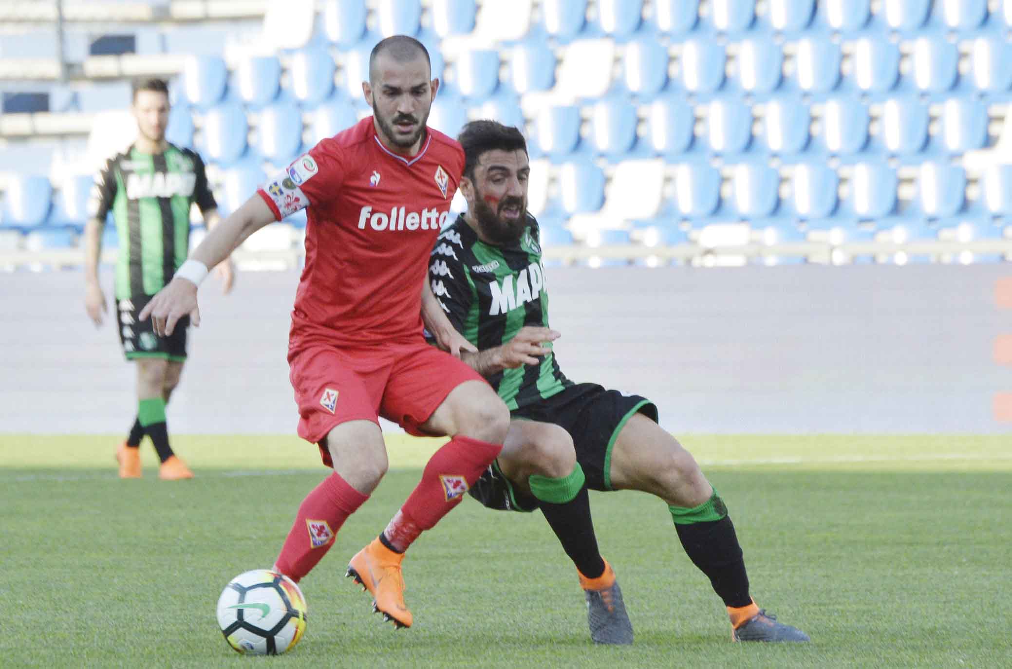 SASSUOLO-FIORENTINA 21-04-2018 RICCAERDO SAPONARA E FRANCESCO MAGNANELLI. SILPRESS/GALASSI SILVANO