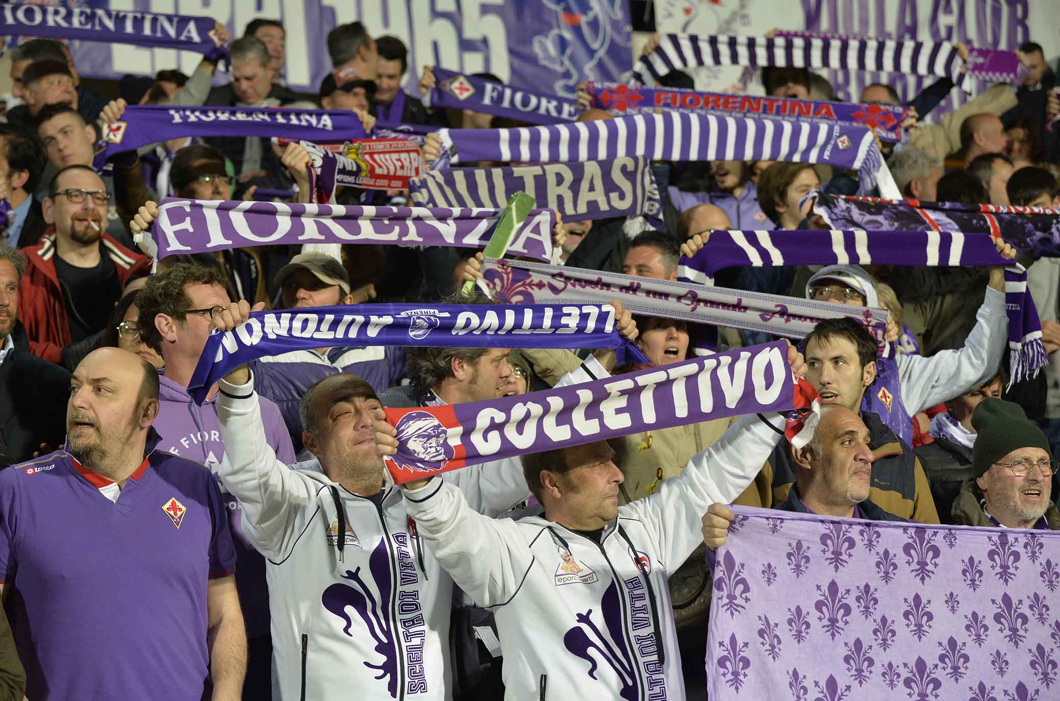 FIORENTINA-LAZIO 18-04-2018 TIFOSI. SILPRESS/GALASSI SILVANO