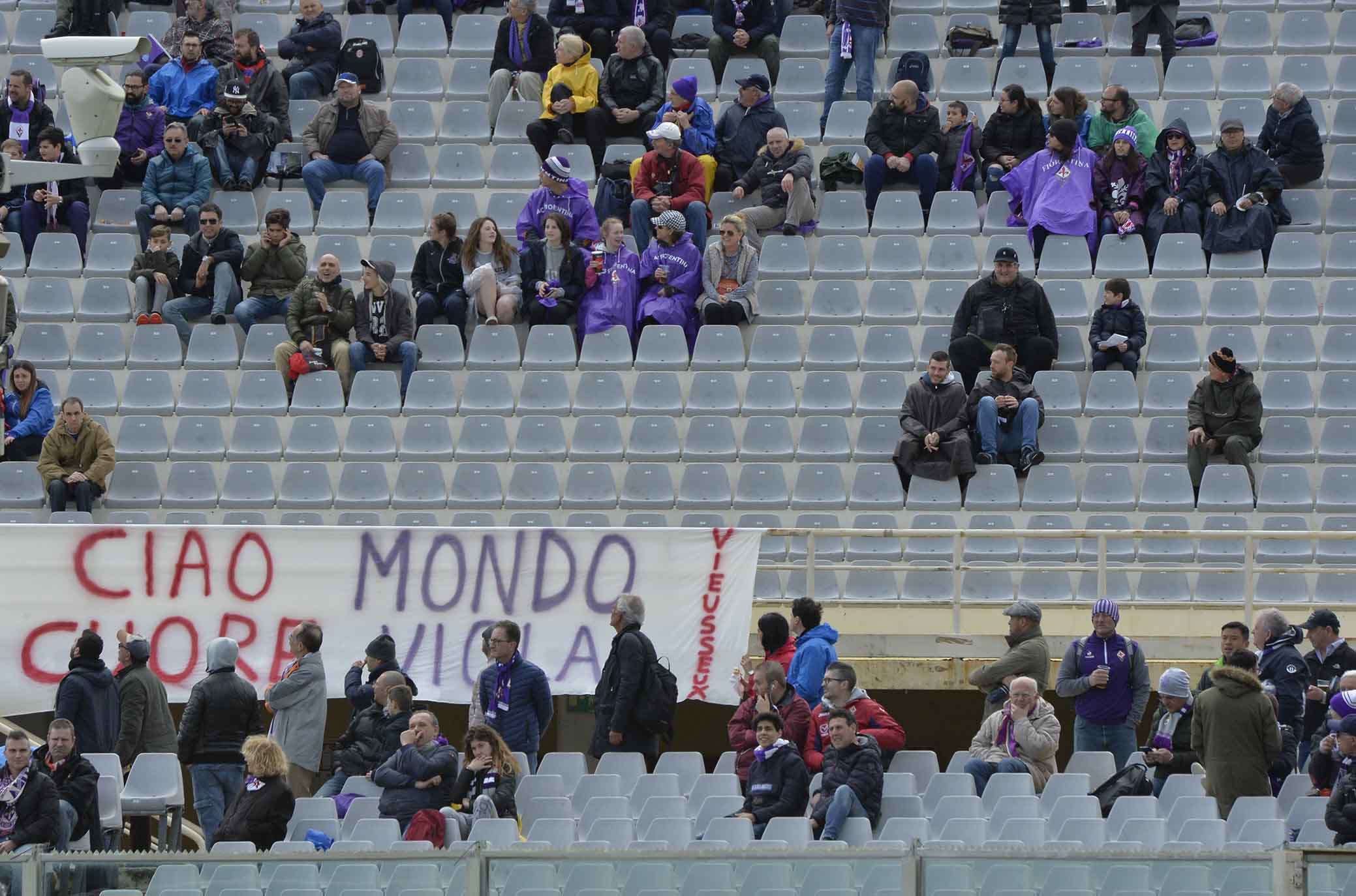 FIORENTINA-CROTONE 31-03-2018 TIFOSI. SILPRESS/GALASSI SILVANO