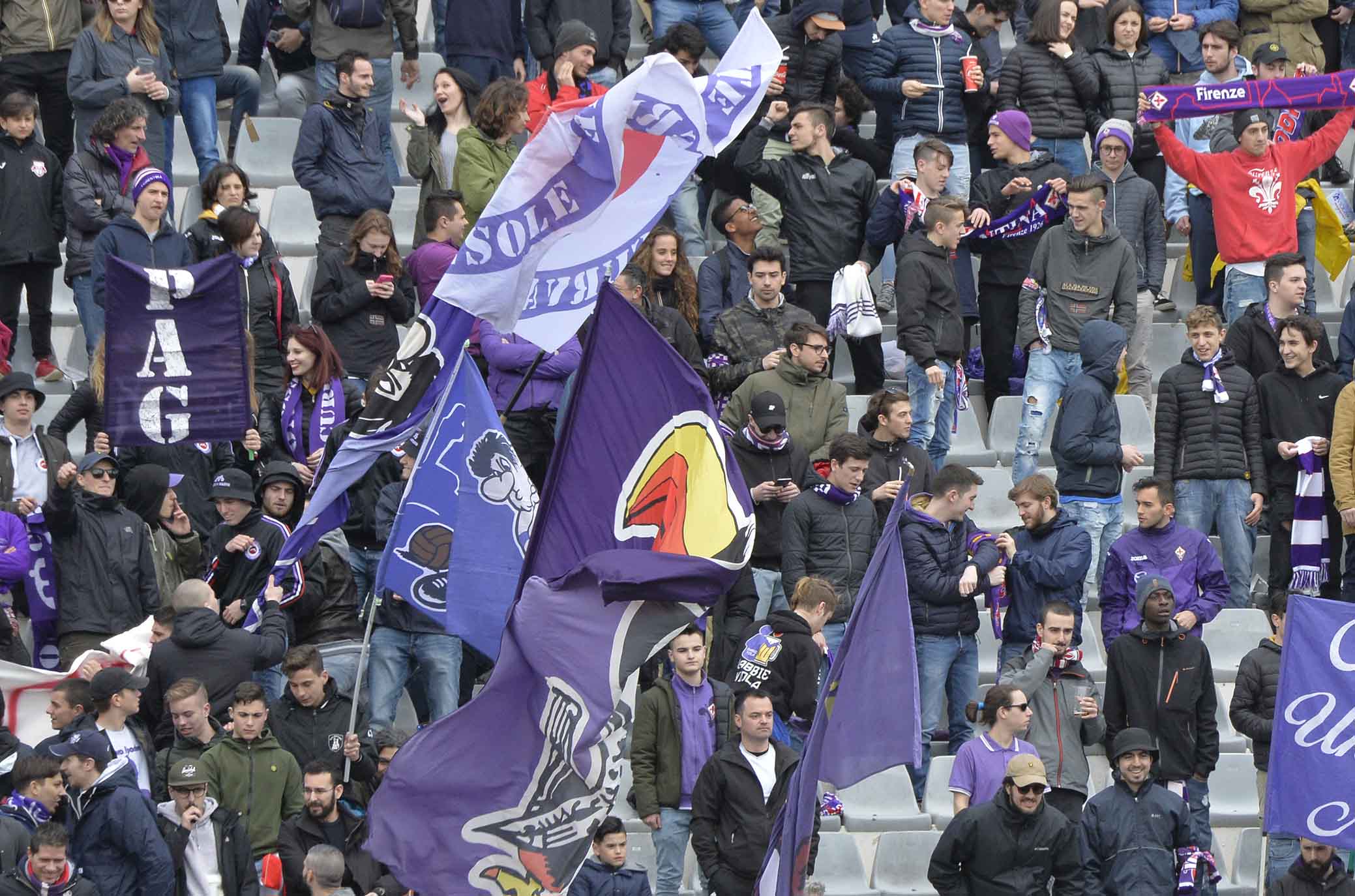FIORENTINA-CROTONE 31-03-2018 TIFOSI. SILPRESS/GALASSI SILVANO