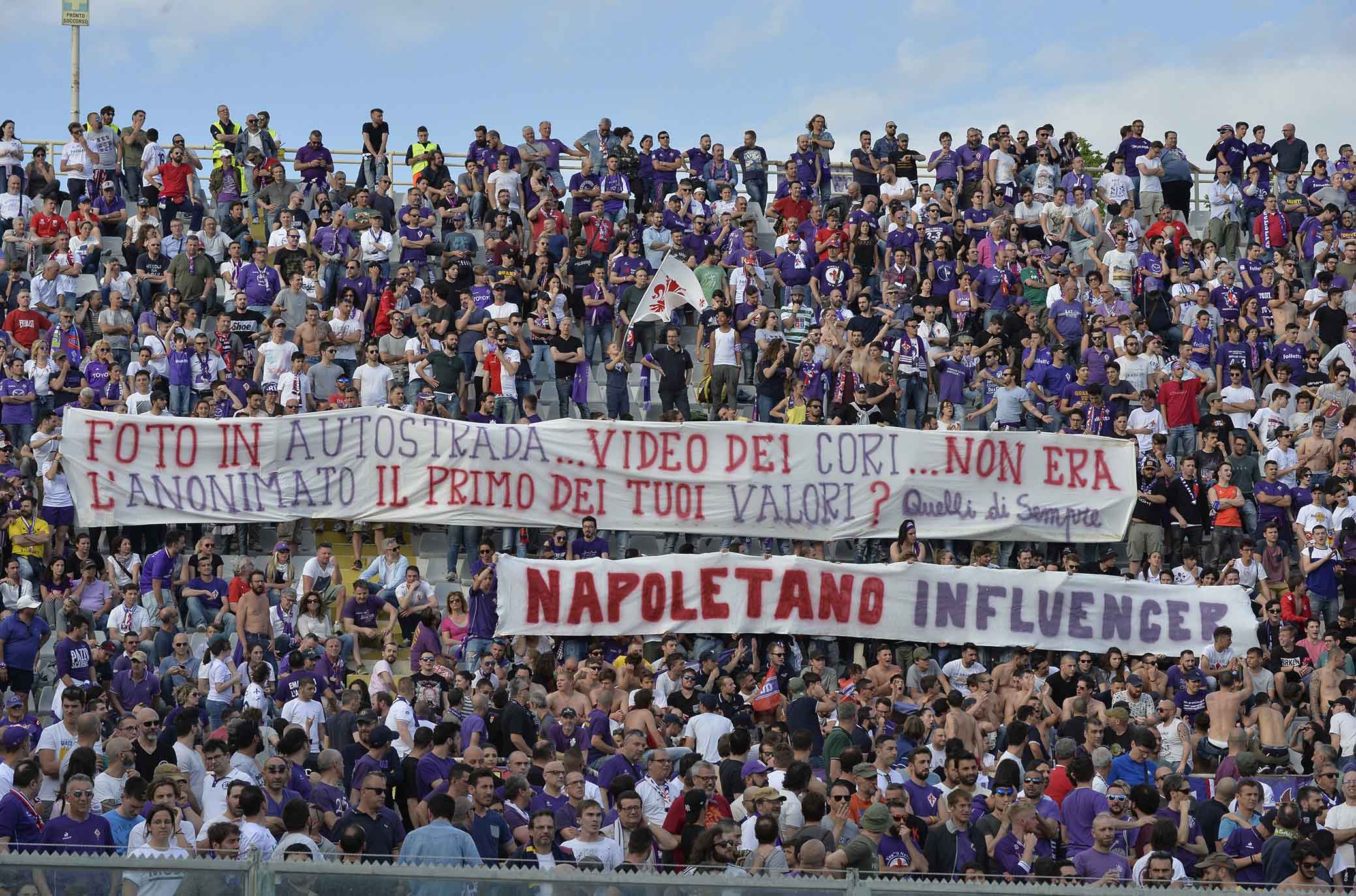 FIORENTINA-NAPOLI 29-04-2018 TIFOSI. SILPRESS/GALASSI SILVANO