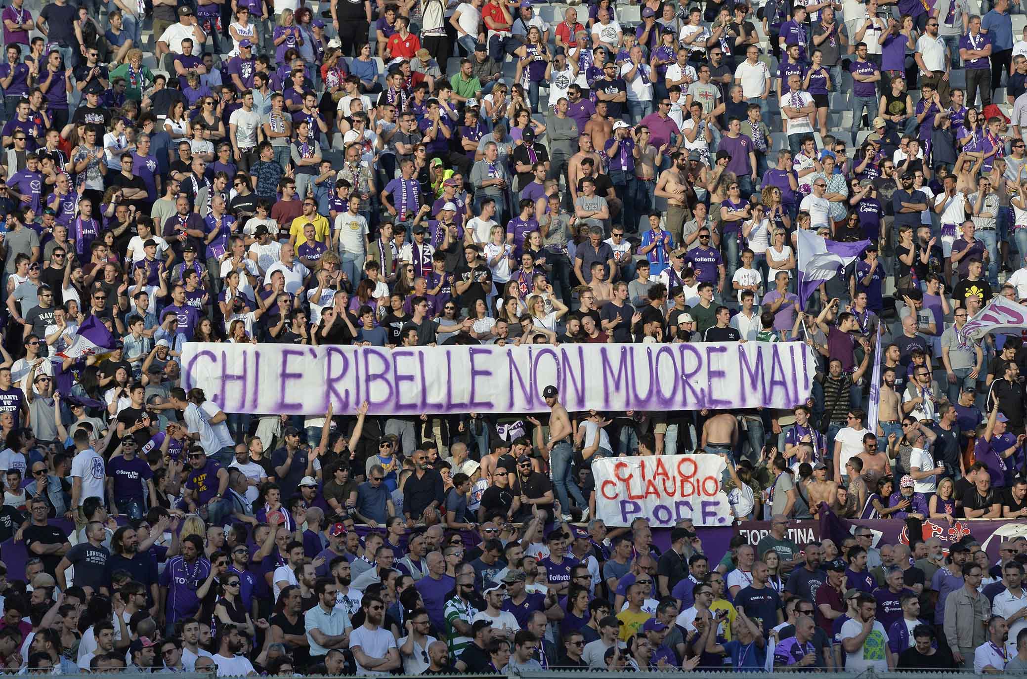 FIORENTINA-NAPOLI 29-04-2018 TIFOSI. SILPRESS/GALASSI SILVANO