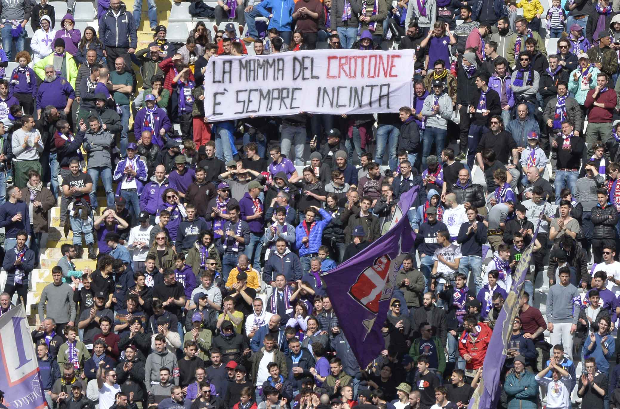 FIORENTINA-CROTONE 31-03-2018 TIFOSI. SILPRESS/GALASSI SILVANO