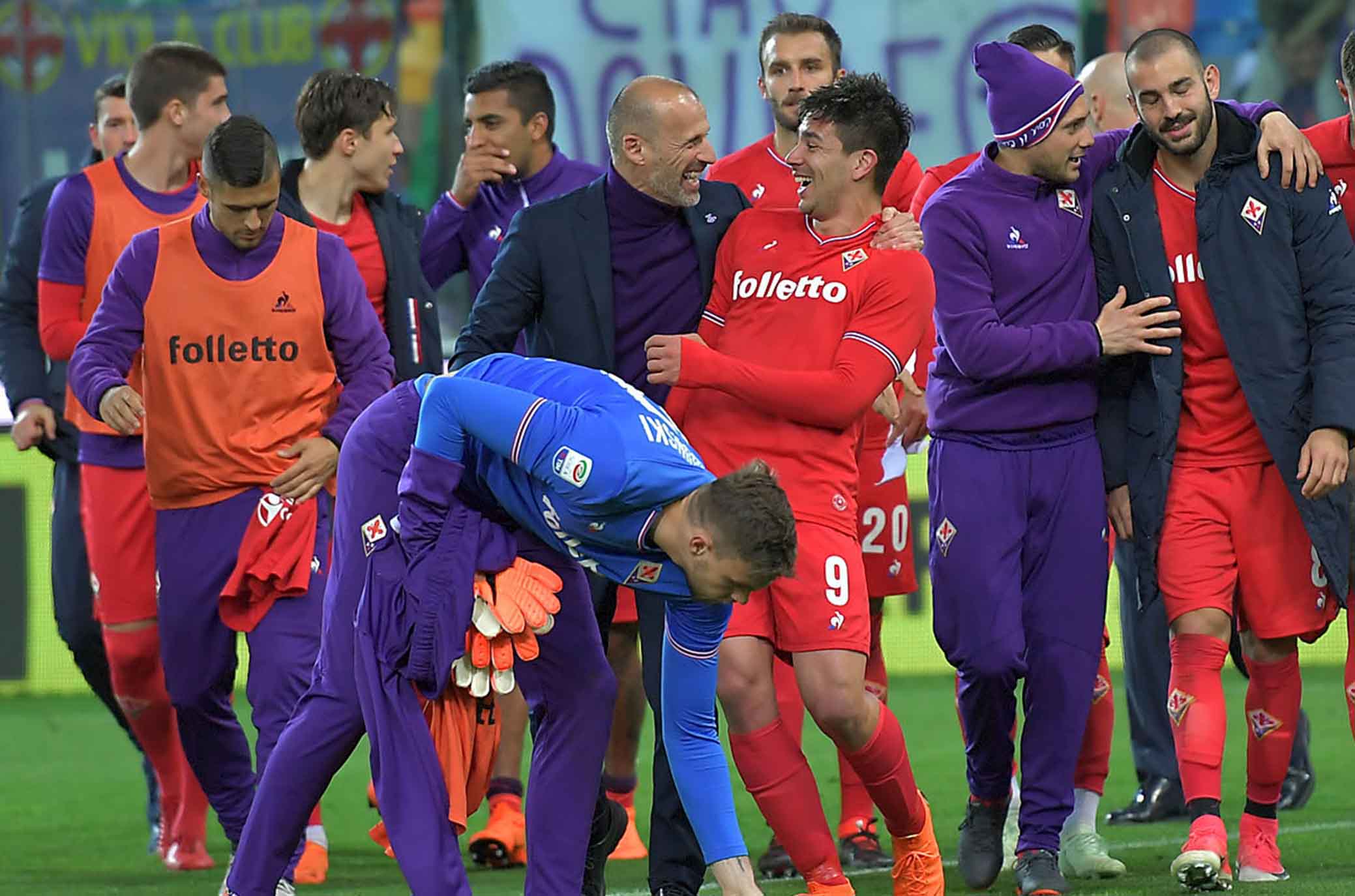 Fiorentina forza 5: nella partita più difficile i viola battono un colpo per l'Europa. Grazie di tutto ragazzi...