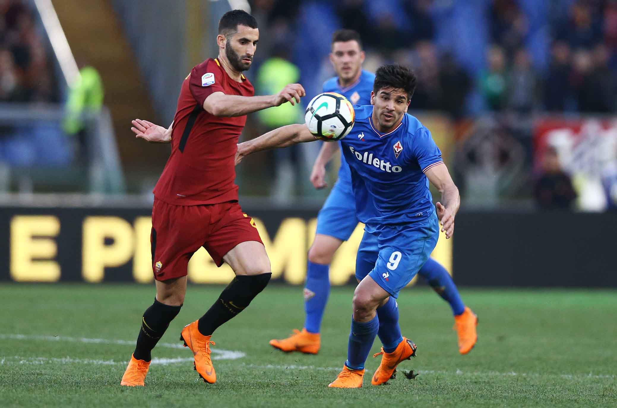 ROMA-FIORENTINA 07-04-2018. giovanni simeone e gonalons. SILPRESS/GALASSI SILVANO