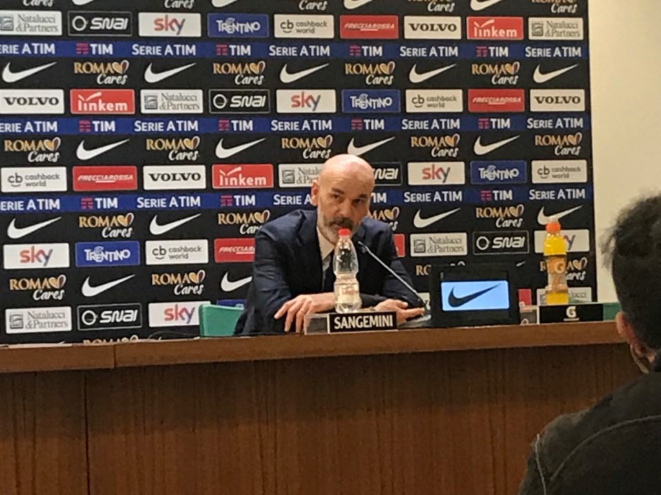 Pioli domani in conferenza alla vigilia di Fiorentina-Lazio all'ora di pranzo