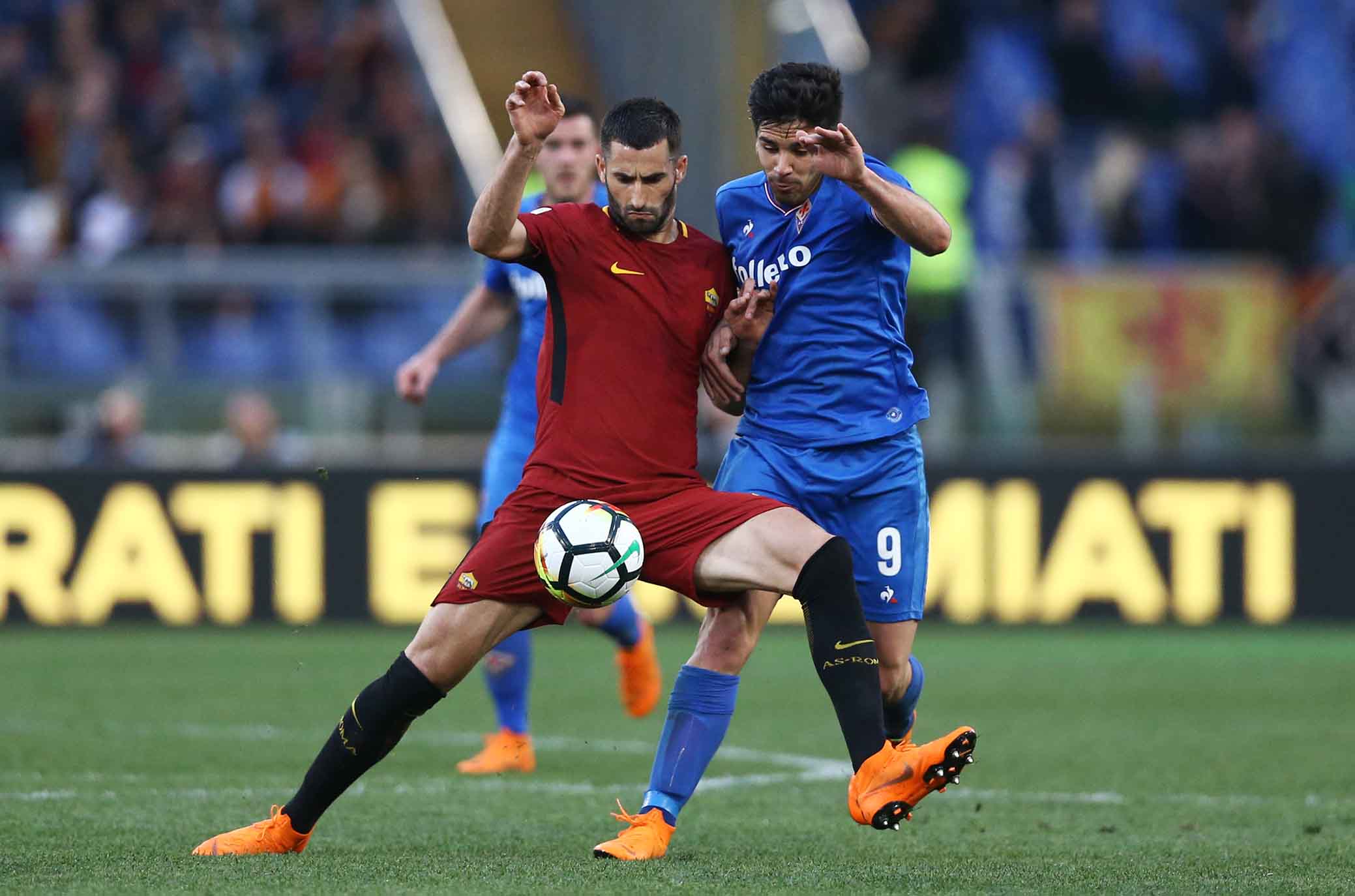 ROMA-FIORENTINA 07-04-2018. GIOVANNI SIMEONE E GONALONS. SILPRESS/GALASSI SILVANO