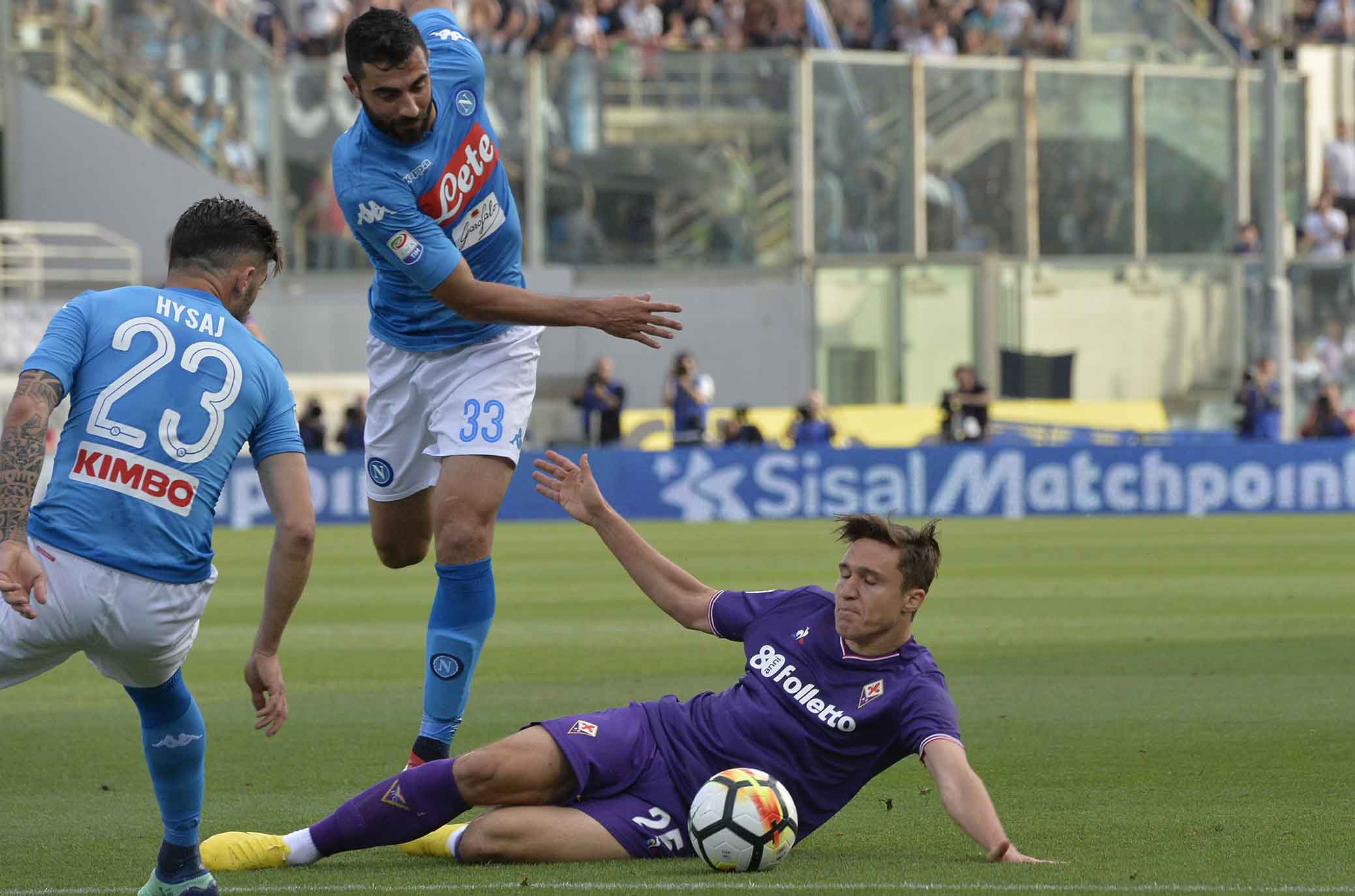 Napoli, Albiol ko: problema al tendine del ginocchio. Hamsik out. Milik non al top