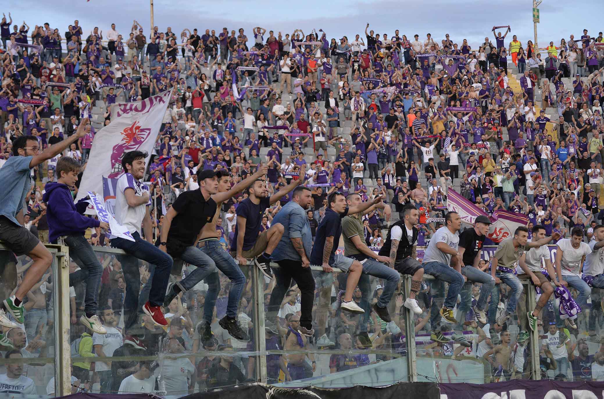 FIORENTINA-NAPOLI 29-04-2018 TIFOSI. SILPRESS/GALASSI SILVANO