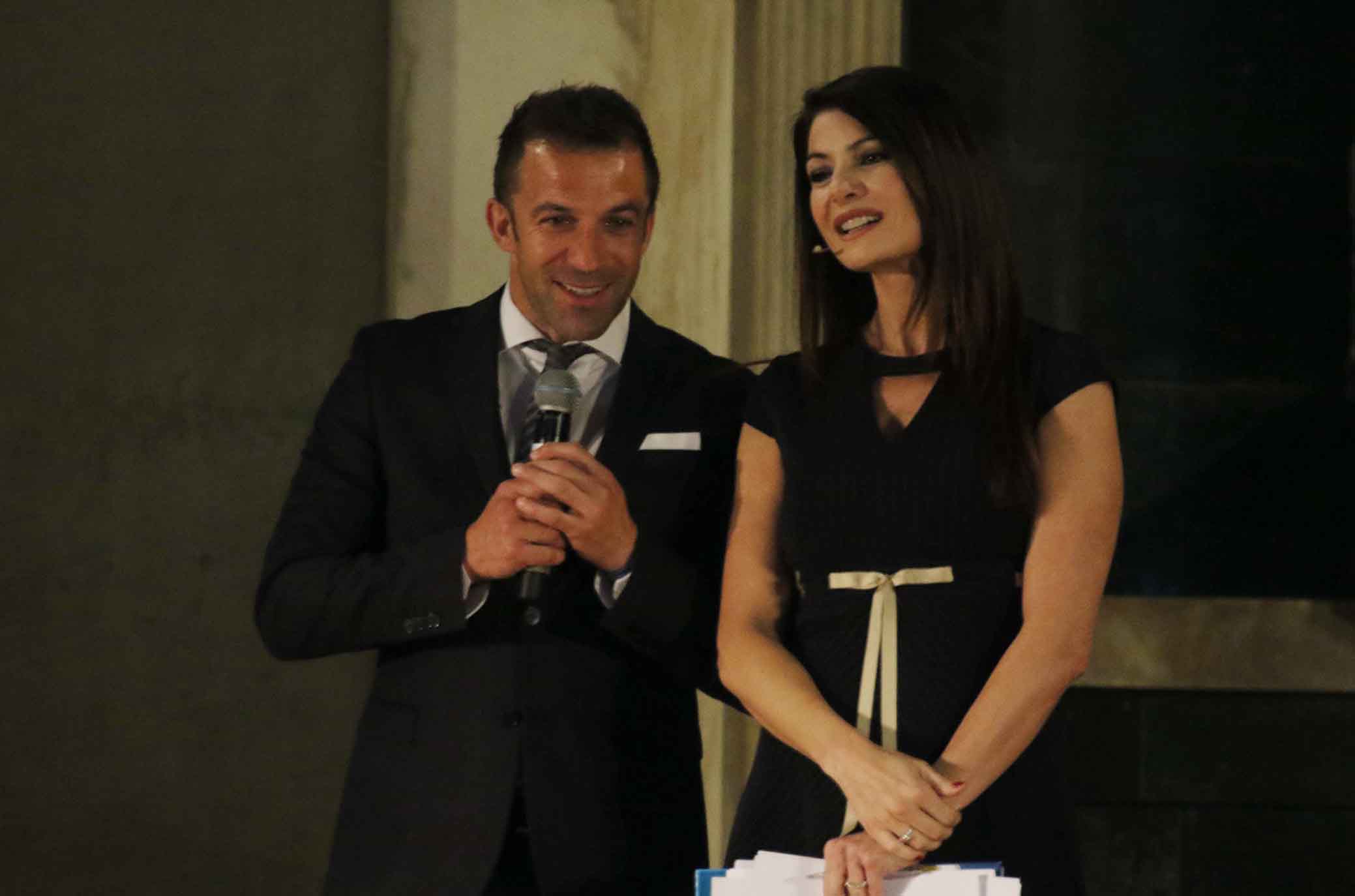 FIRENZE 09-04-2018 HALL OF FAME. SALONE DEI CINQUECENTO PALAZZO VECCHIO. ALESSANDRO DEL PIERO E ILARIA D'AMICO. SILPRESS/GALASSI SILANO