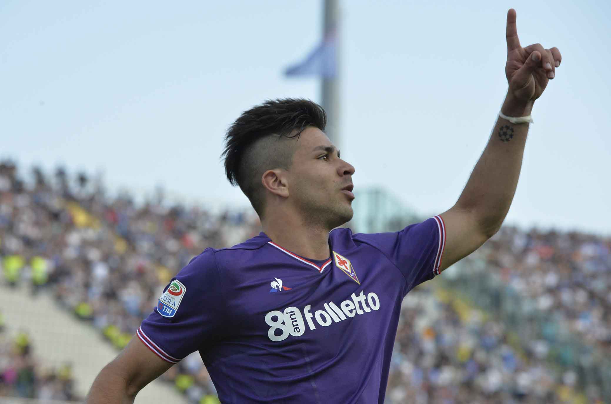 FIORENTINA-NAPOLI 29-04-2018 ESULTANZA DI GIOVANNI SIMEONE. SILPRESS/GALASSI SILVANO
