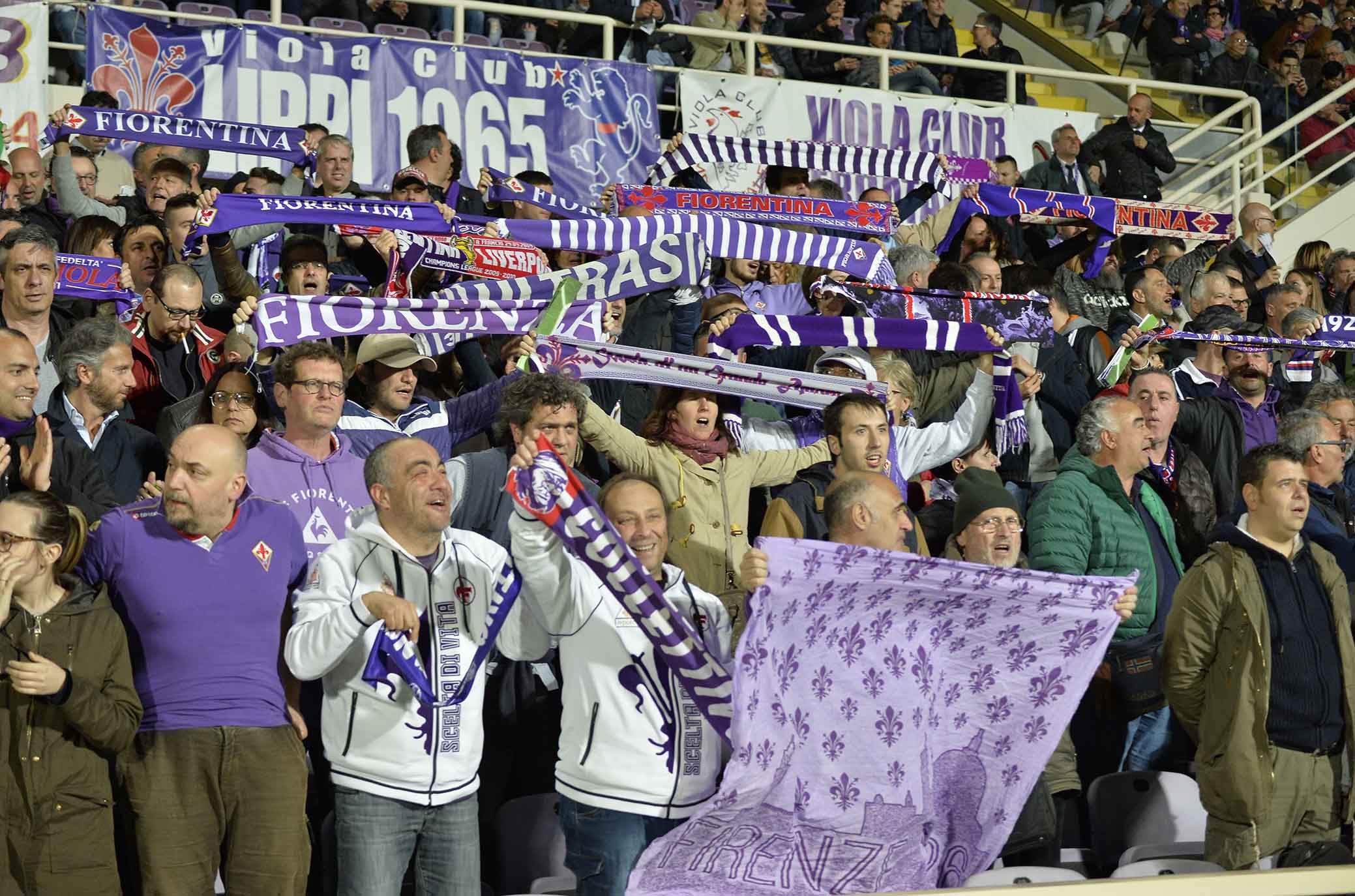 FIORENTINA-LAZIO 18-04-2018 TIFOSI. SILPRESS/GALASSI SILVANO