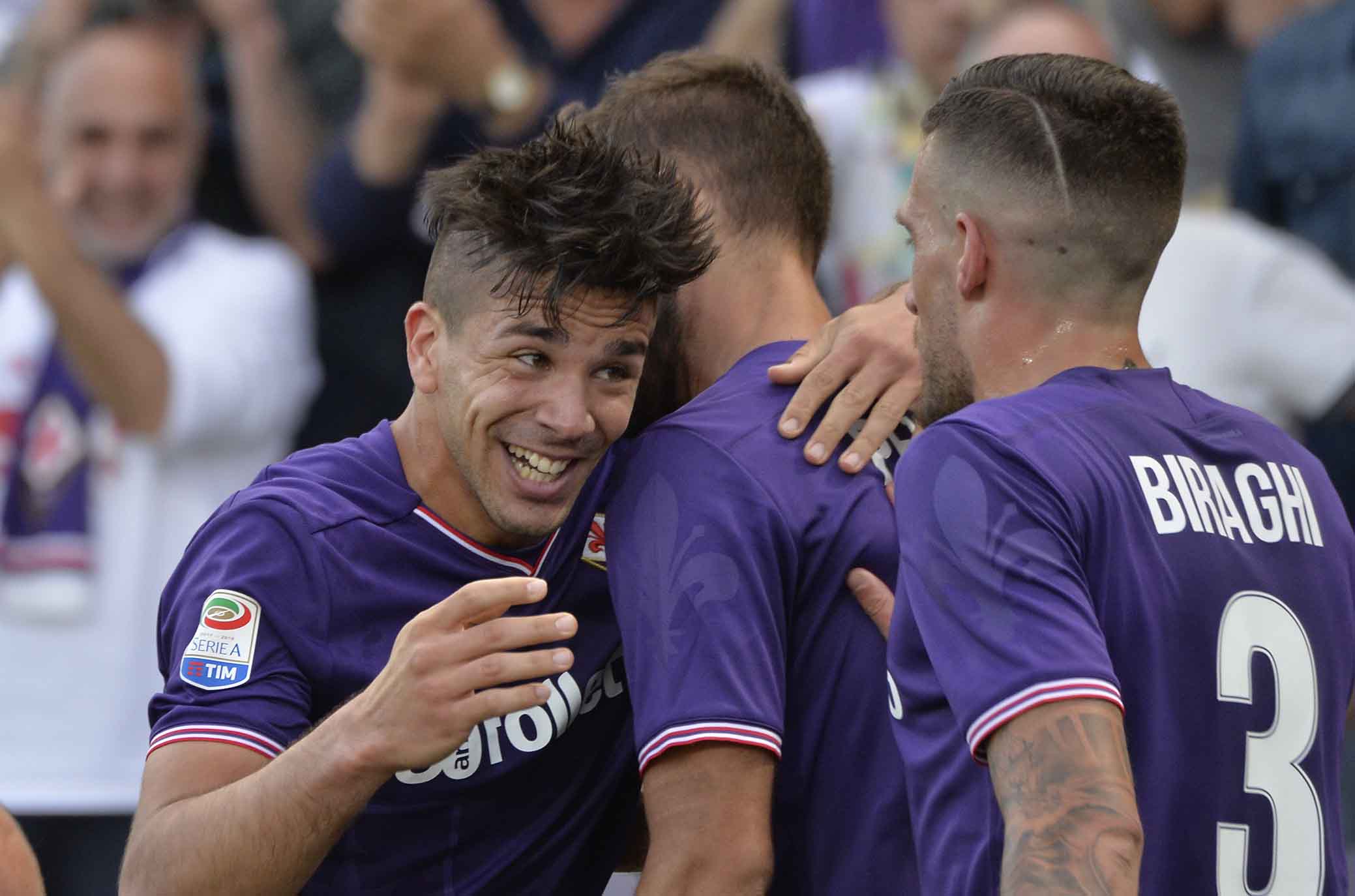 FIORENTINA-NAPOLI 29-04-2018 ESULTANZA DI GIOVANNI SIMEONE. SILPRESS/GALASSI SILVANO