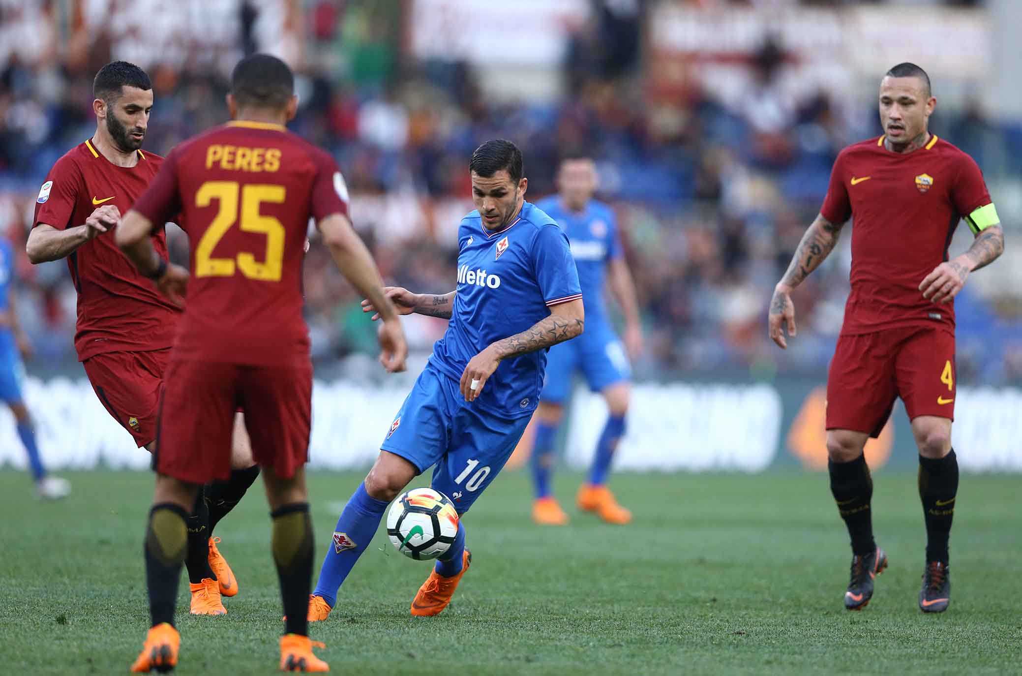 ROMA-FIORENTINA 07-04-2018. VALENTIN EYSSERIC. SILPRESS/GALASSI SILVANO