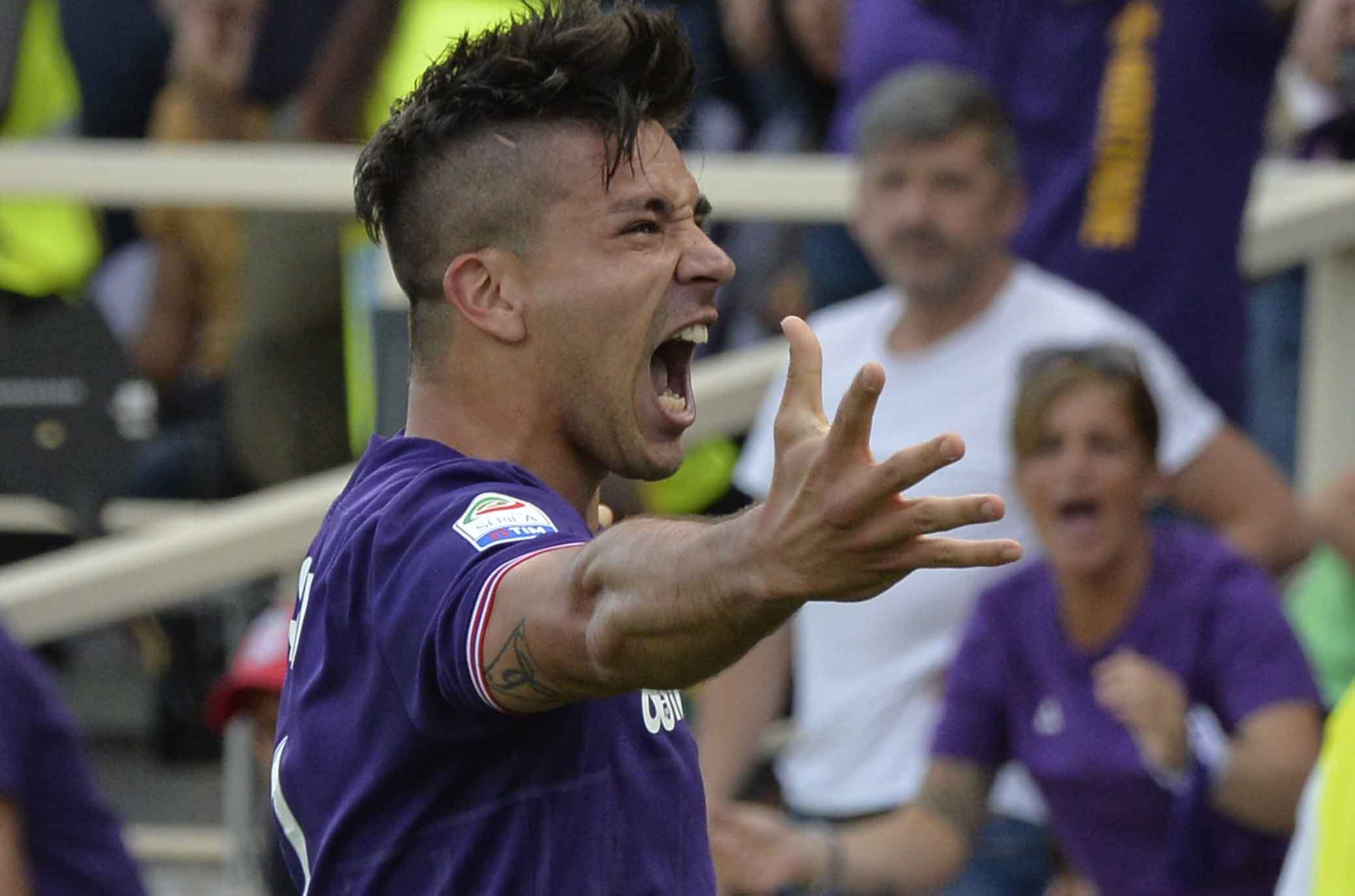 FIORENTINA-NAPOLI 29-04-2018 ESULTANZA DI GIOVANNI SIMEONE. SILPRESS/GALASSI SILVANO