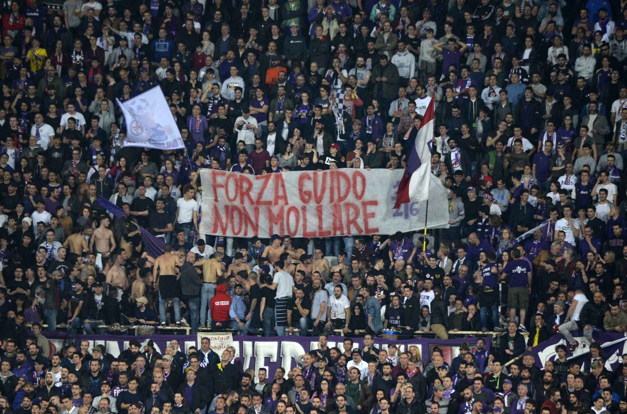 FIORENTINA-LAZIO 18-04-2018 TIFOSI. SILPRESS/GALASSI SILVANO