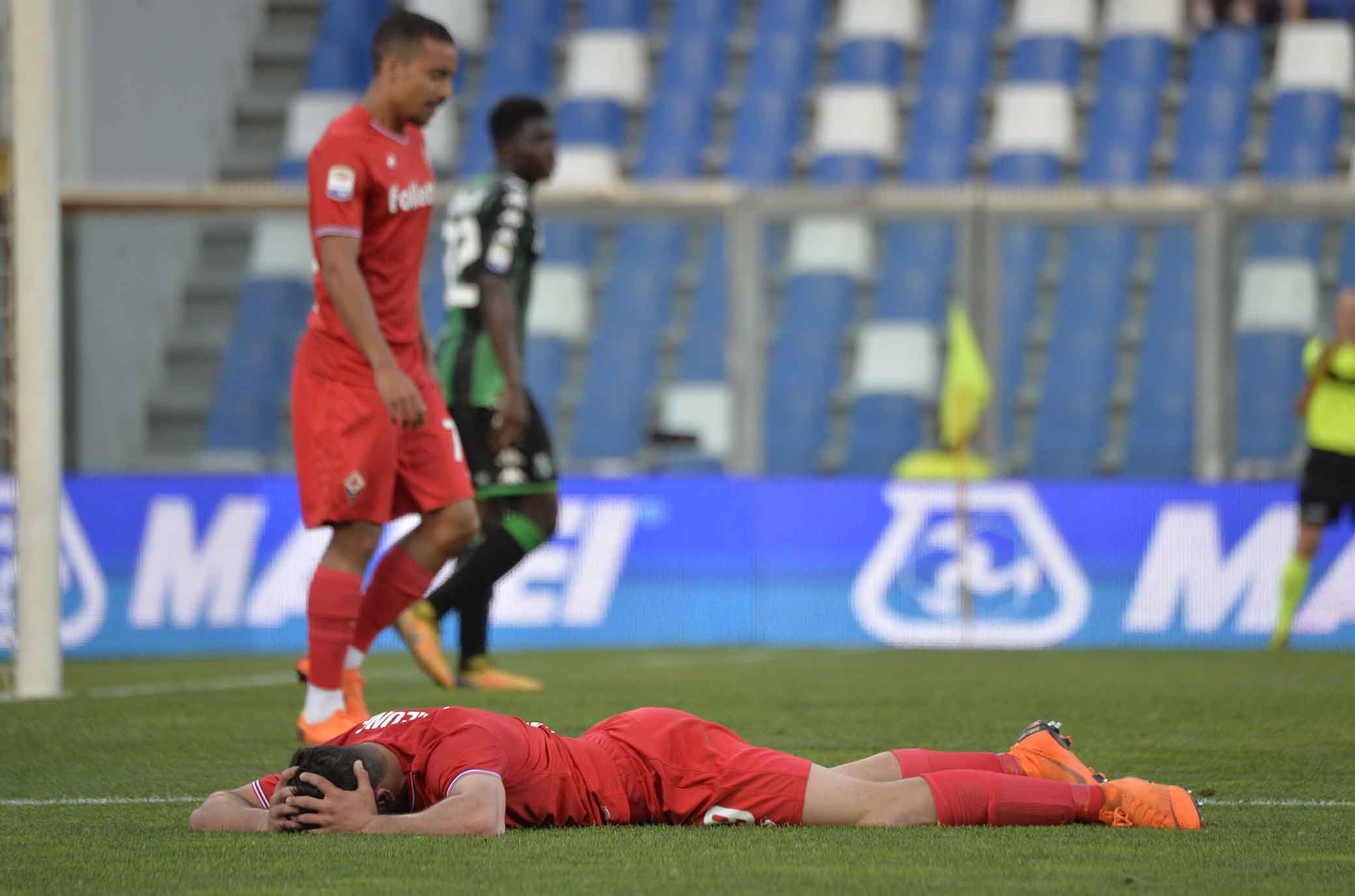 SASSUOLO-FIORENTINA 21-04-2018 DELUSIONE DI GIOVANNI SIMEONE. SILPRESS/GALASSI SILVANO