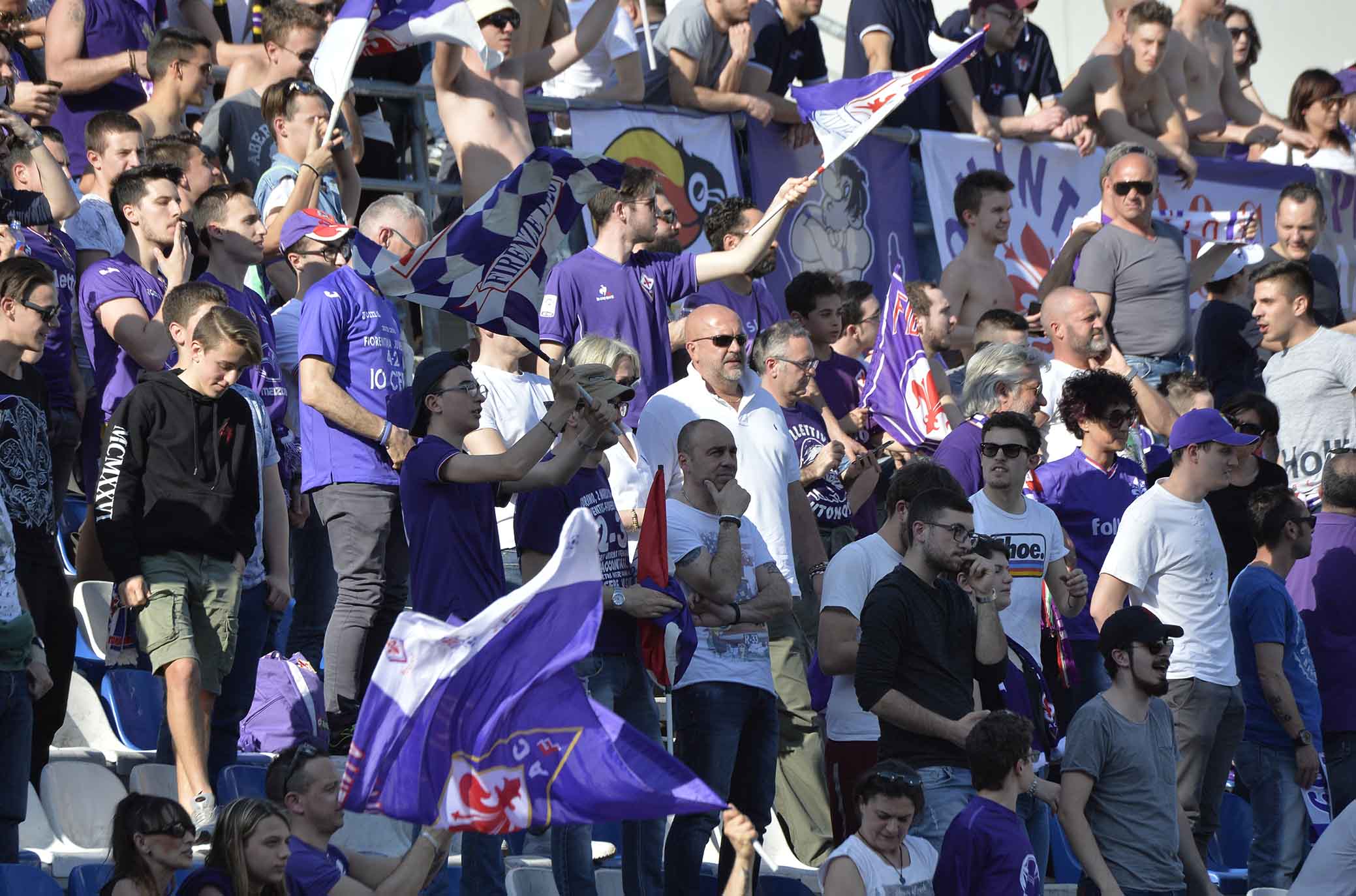 SASSUOLO-FIORENTINA 21-04-2018 tifosi. SILPRESS/GALASSI SILVANO