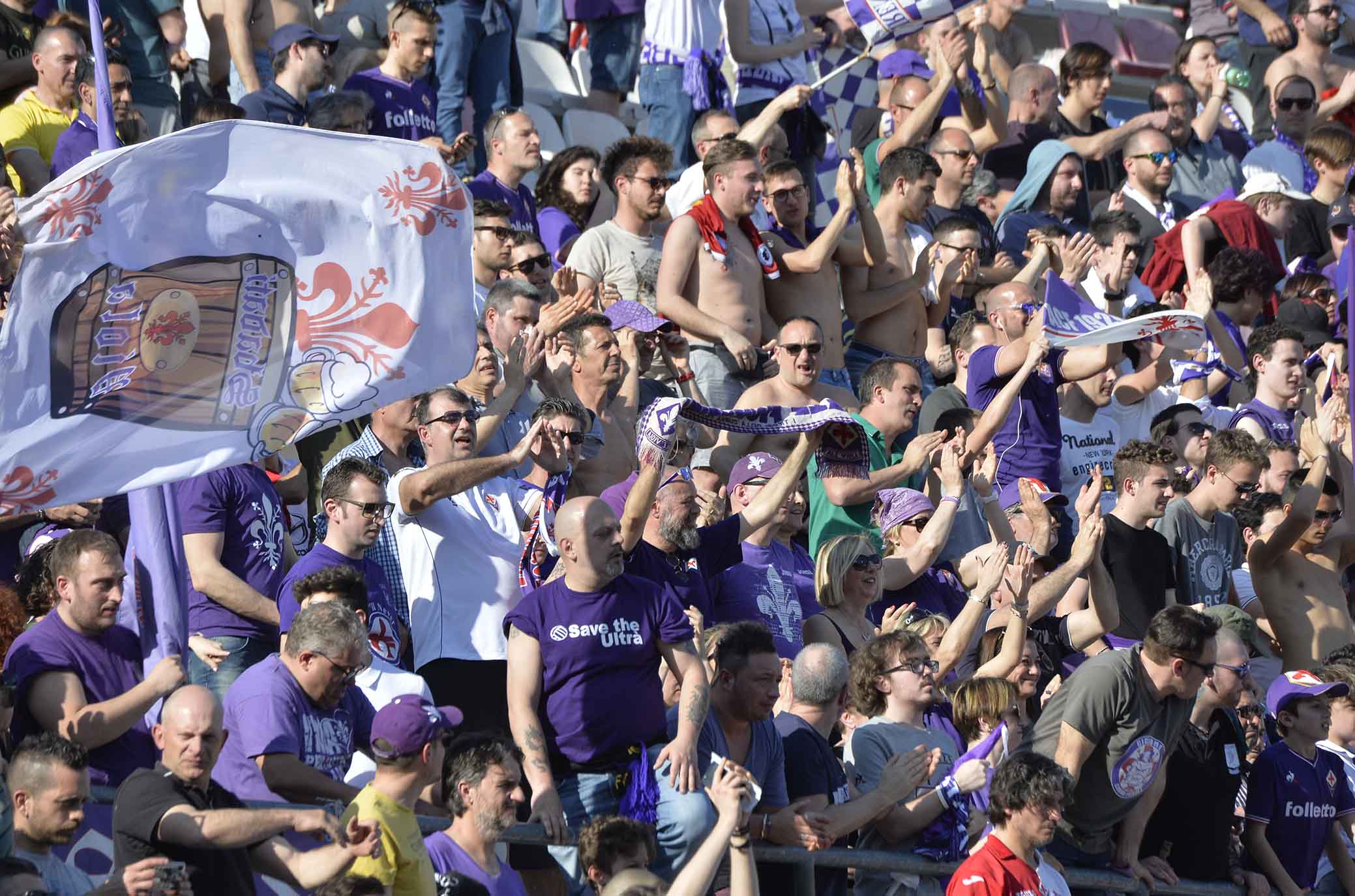 SASSUOLO-FIORENTINA 21-04-2018 tifosi. SILPRESS/GALASSI SILVANO