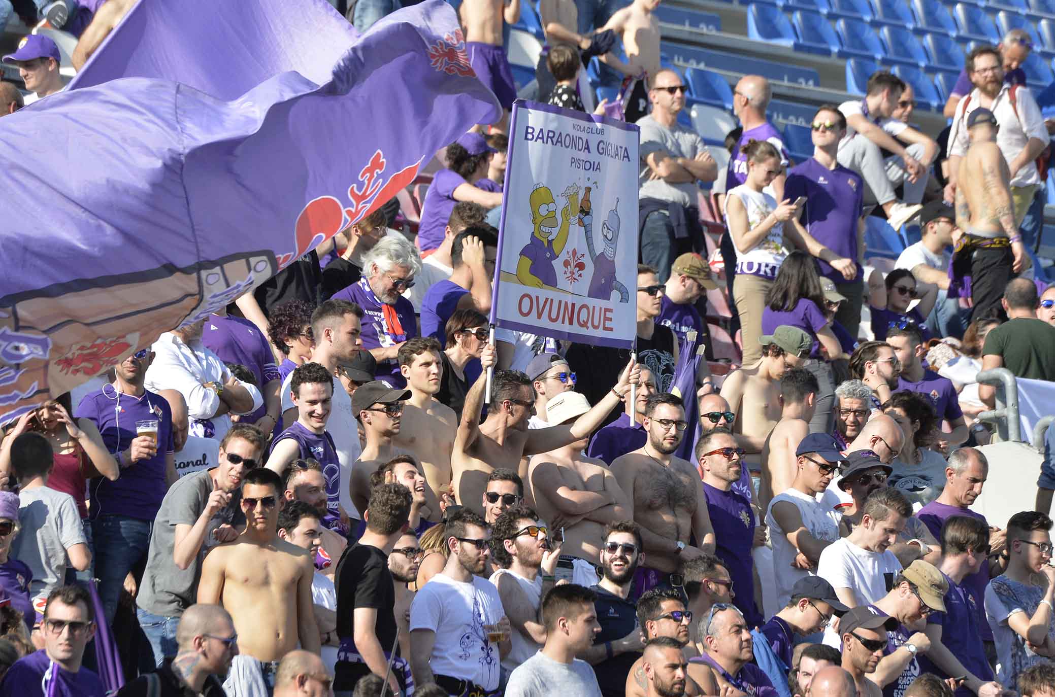 SASSUOLO-FIORENTINA 21-04-2018 tifosi. SILPRESS/GALASSI SILVANO
