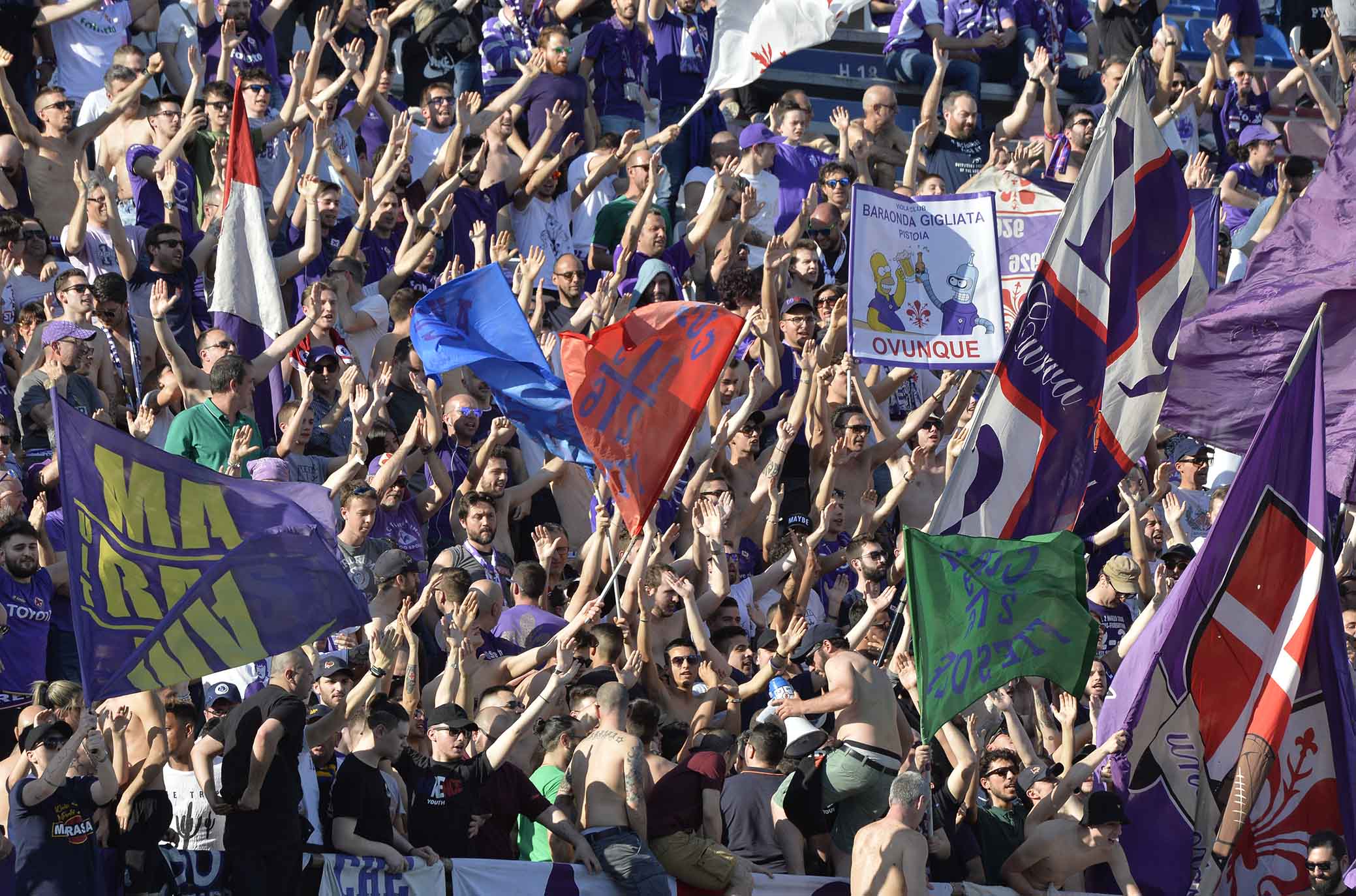 SASSUOLO-FIORENTINA 21-04-2018 tifosi. SILPRESS/GALASSI SILVANO