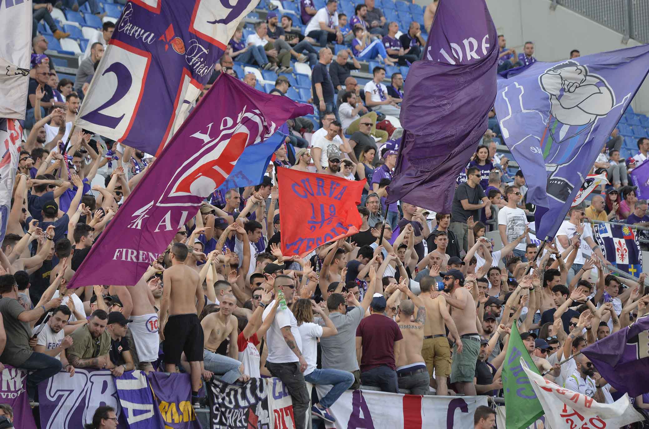 Sassuolo-Fiorentina, le immagini dei tifosi nel Fotoalbum di VI.IT