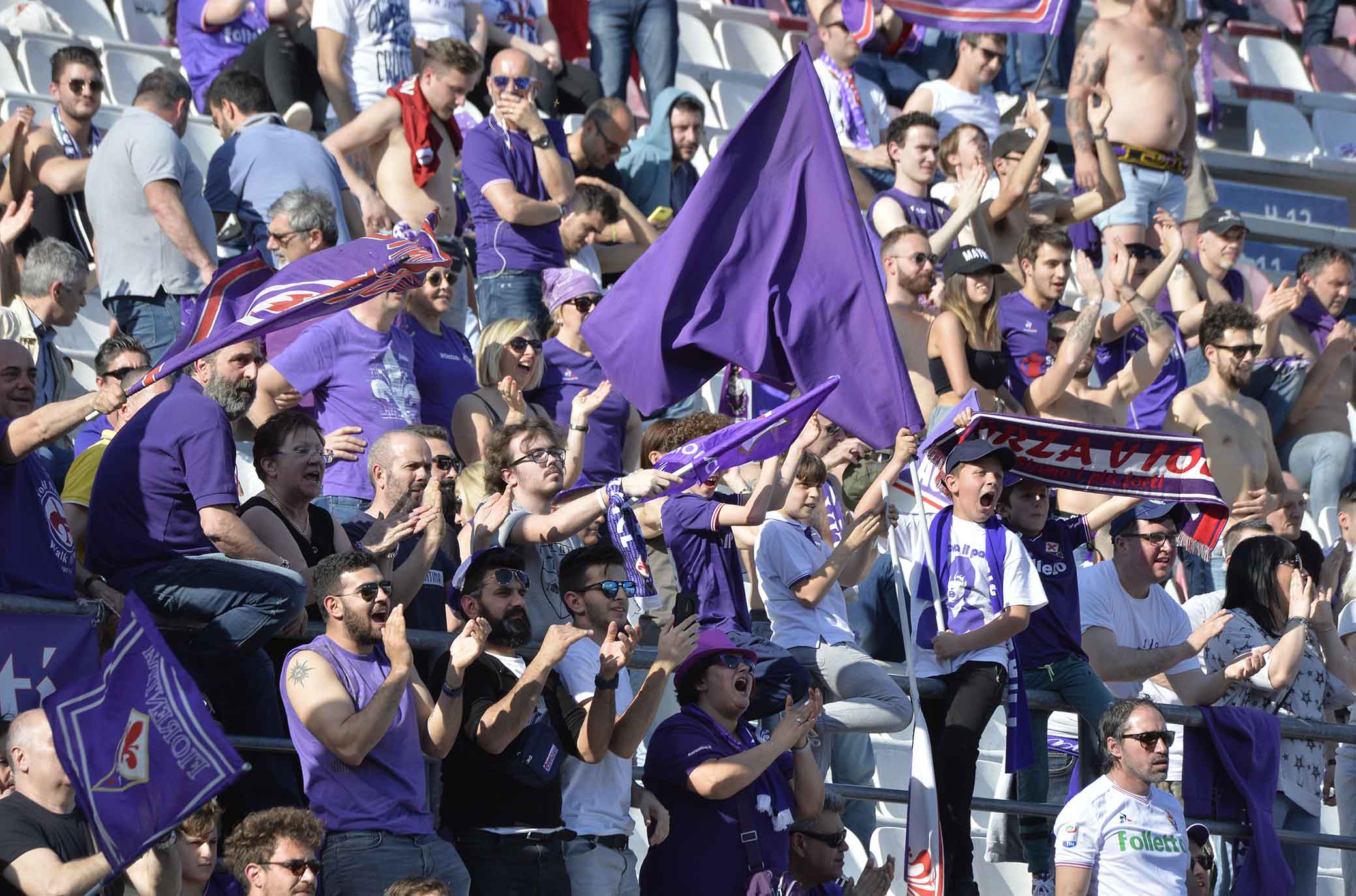 SASSUOLO-FIORENTINA 21-04-2018 tifosi. SILPRESS/GALASSI SILVANO
