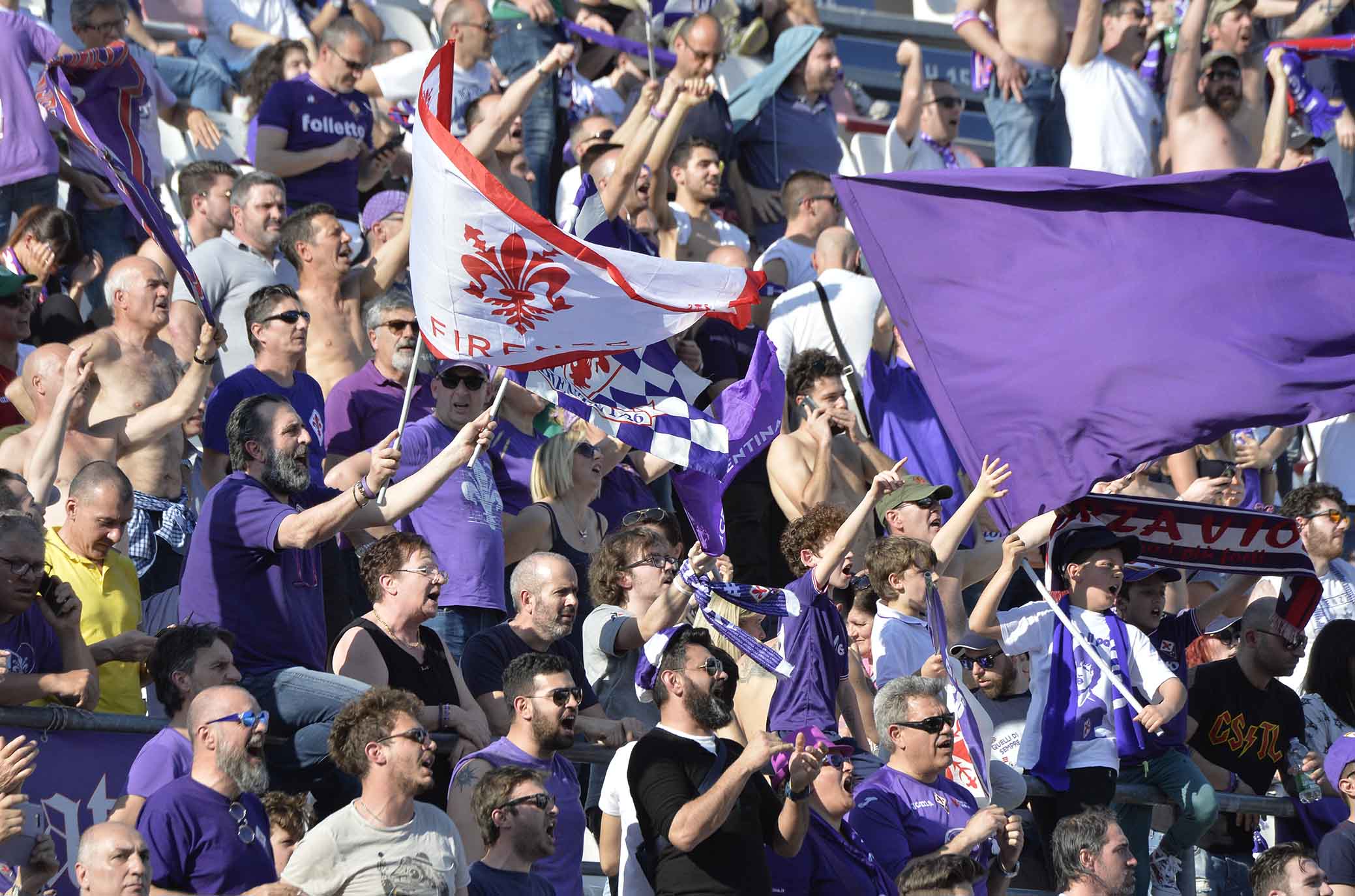 SASSUOLO-FIORENTINA 21-04-2018 tifosi. SILPRESS/GALASSI SILVANO