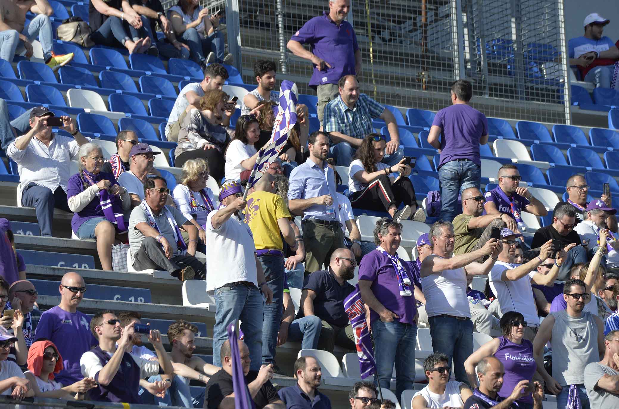 SASSUOLO-FIORENTINA 21-04-2018 tifosi. SILPRESS/GALASSI SILVANO