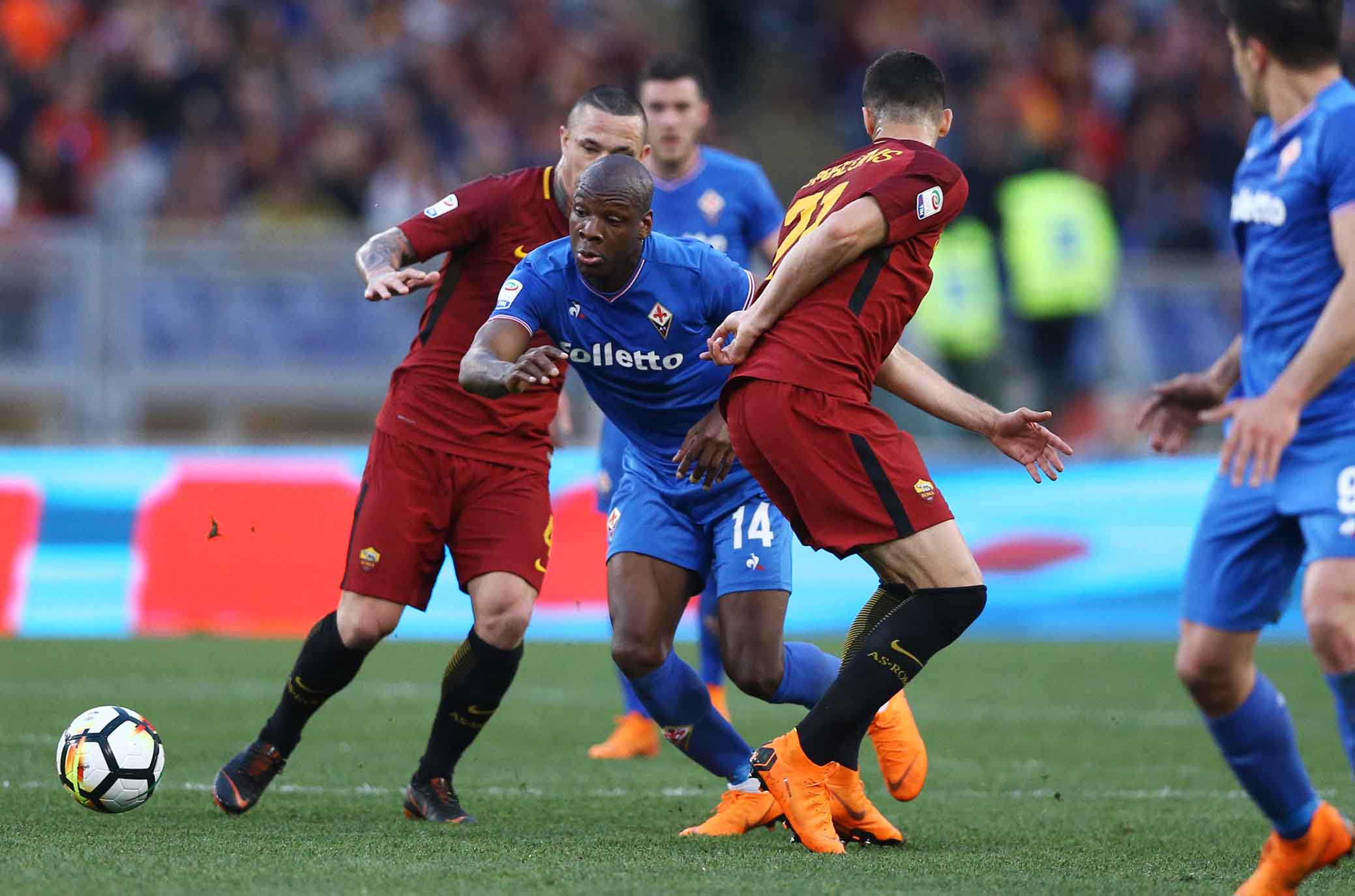 ROMA-FIORENTINA 07-04-2018. DABO . SILPRESS/GALASSI SILVANO
