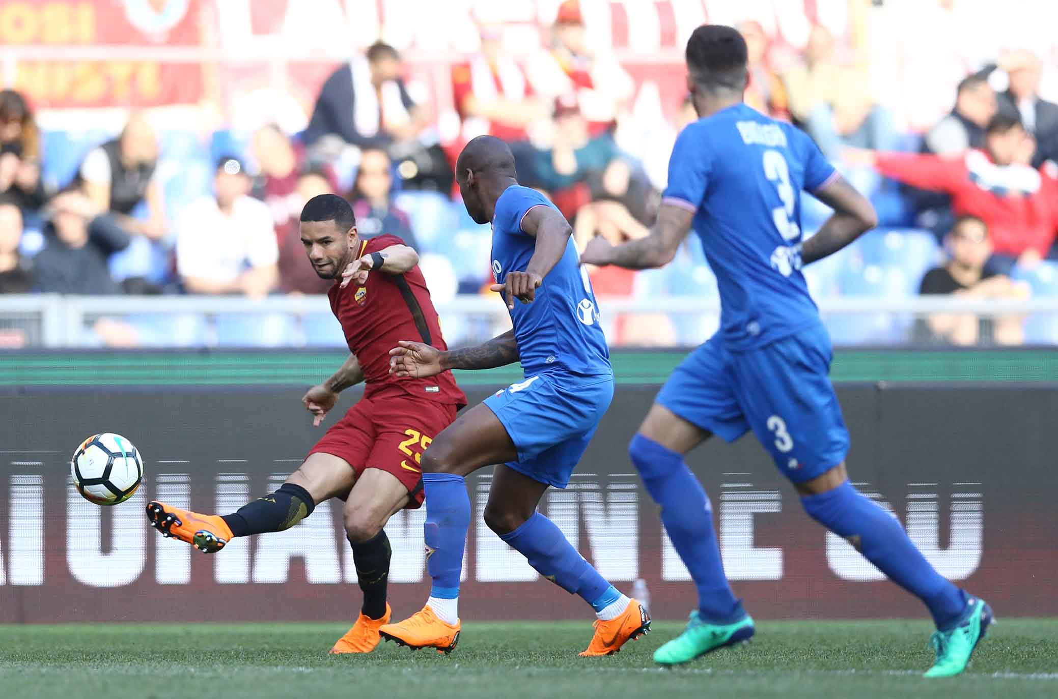 ROMA-FIORENTINA 07-04-2018. BRUNO PERES SILPRESS/GALASSI SILVANO