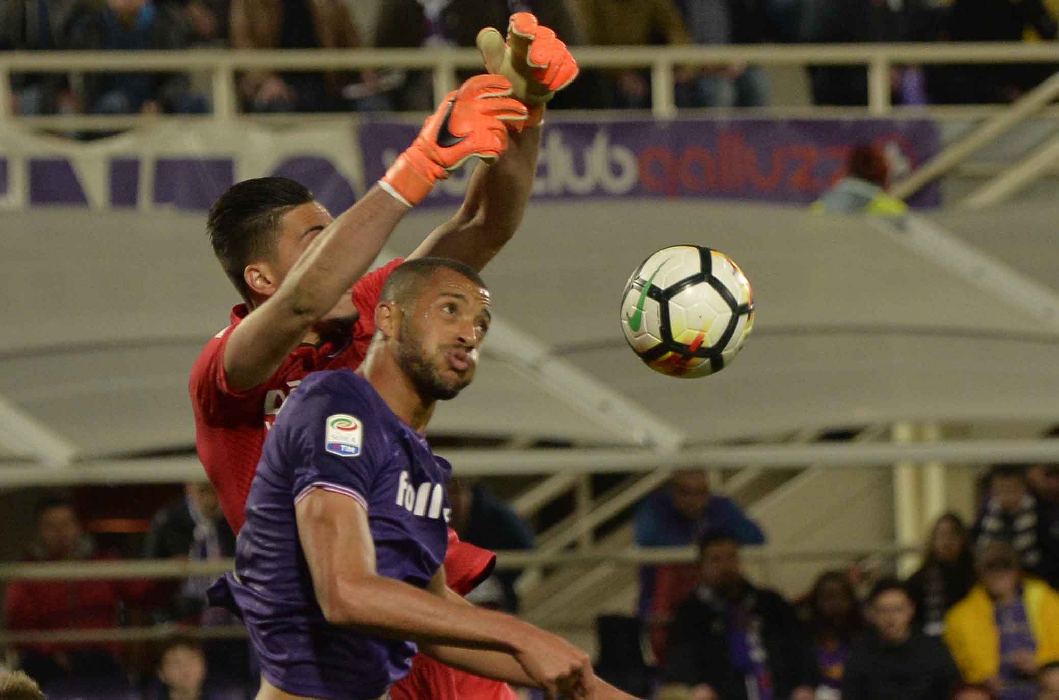FIORENTINA-LAZIO 18-04-2018 VITOR HUGO E STRAKOSHA. SILPRESS/GALASSI SILVANO