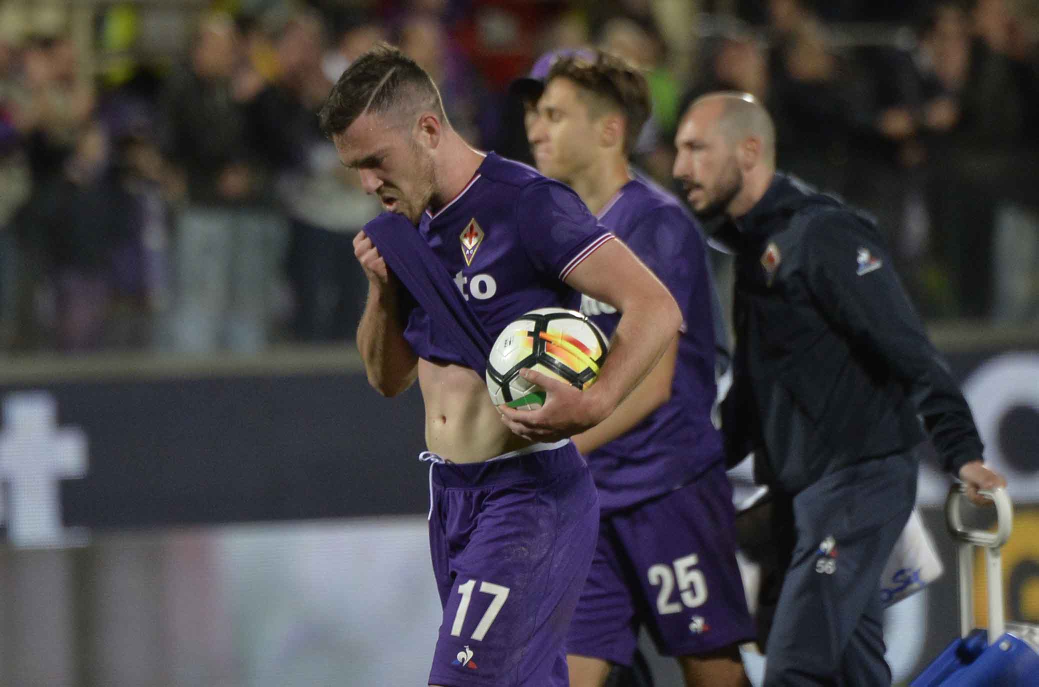 FIORENTINA-LAZIO 18-04-2018 DELUSIONE DI JORDAN VERETOUT. SILPRESS/GALASSI SILVANO