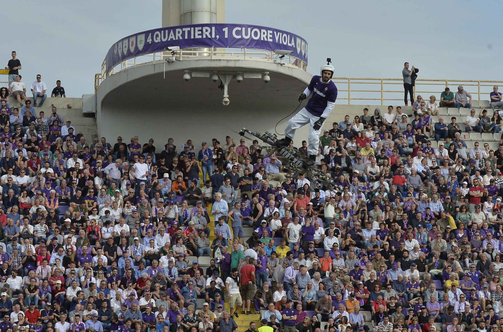 Il debutto delle nuove luci già venerdì sera al Franchi: torre di Maratona viola