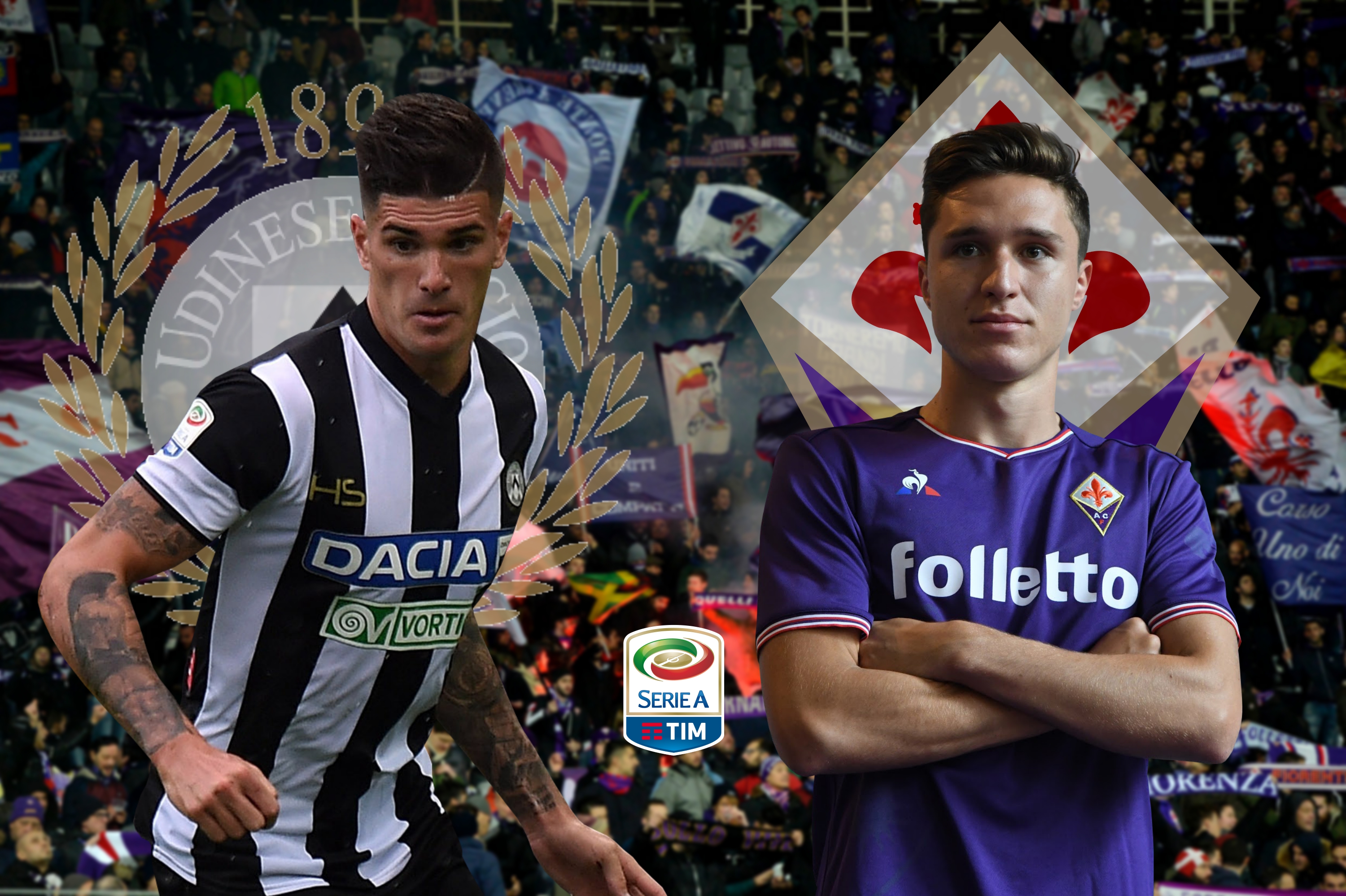 Udinese-Fiorentina, la Viola sbanca Udine: 2-0 con Veretout-Simeone!