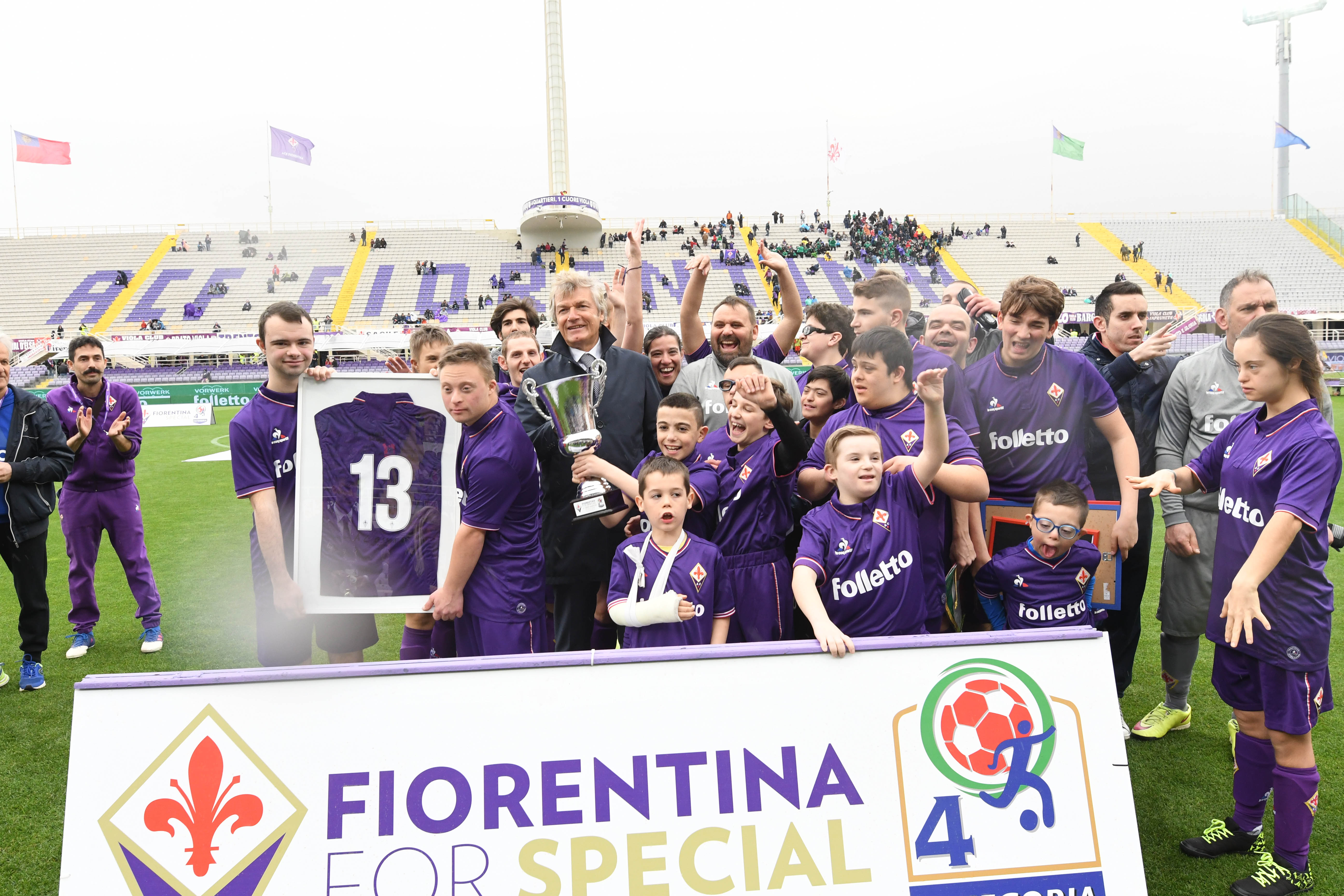 I ragazzi di Fiorentina for Special protagonisti al Franchi (FOTO)