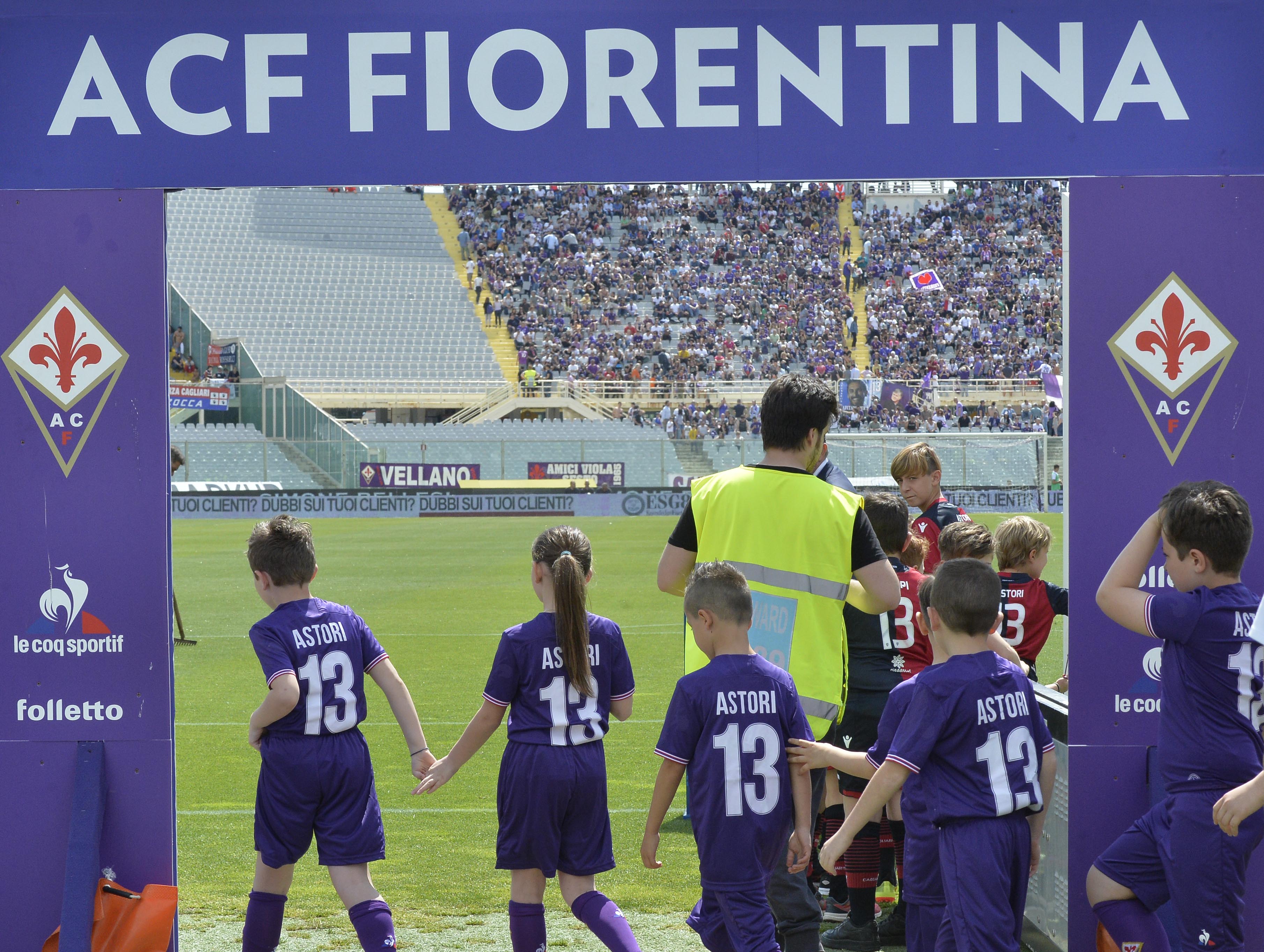 FIORENTINA-CAGLIARI 13-05-2108 IN RICORDO DI DAVIDE ASTRI. SILPRESS/GALASSI SILVANO