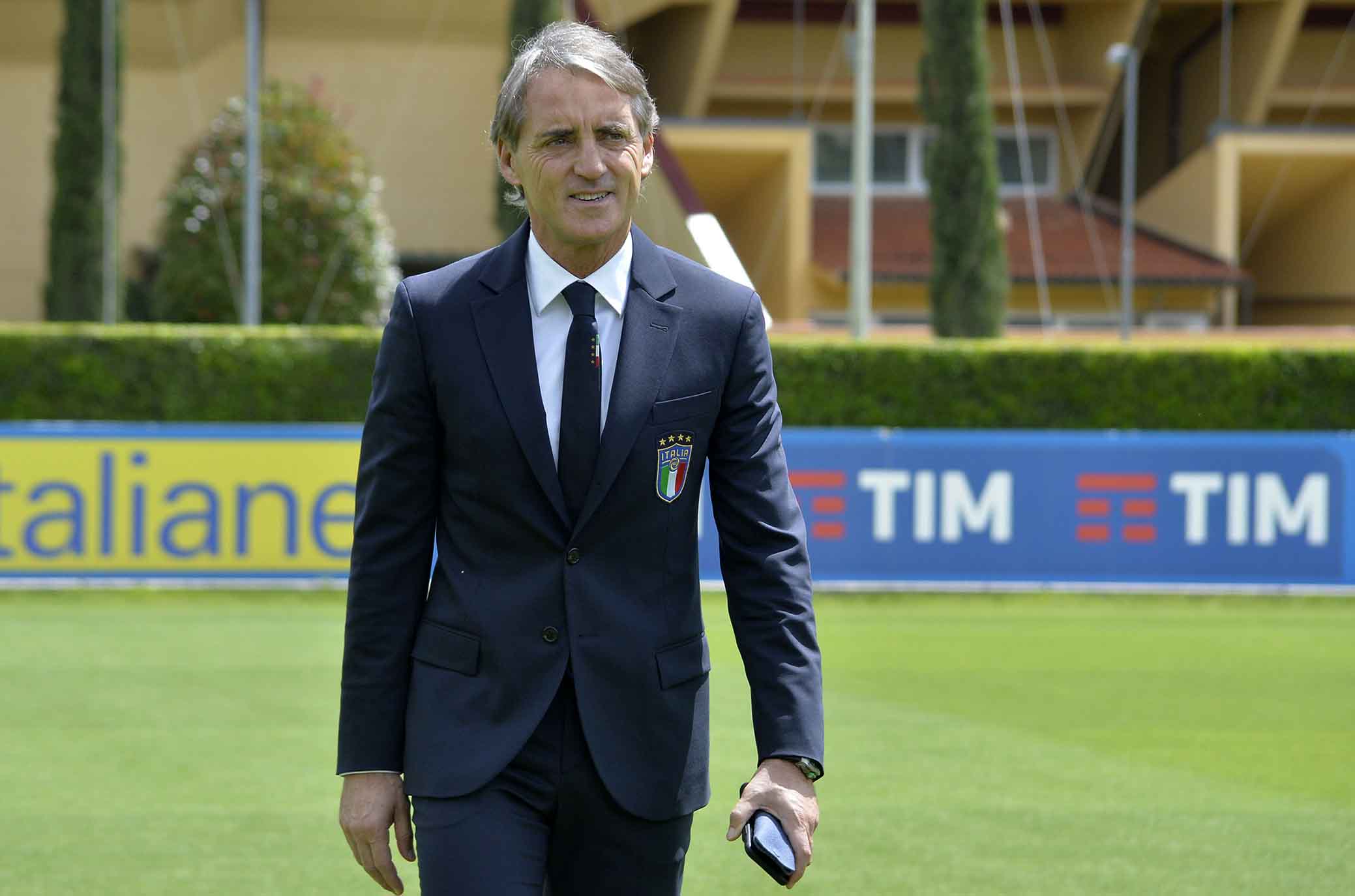 COVERCIANO 15-05-2018 PRESENTAZIONE DI ROBERTO MANCINI MISTER DELLA NAZIONALE AL CENTRO TECNICO CI COVERCIANO. SILPRESS/GALASSI SILVANO