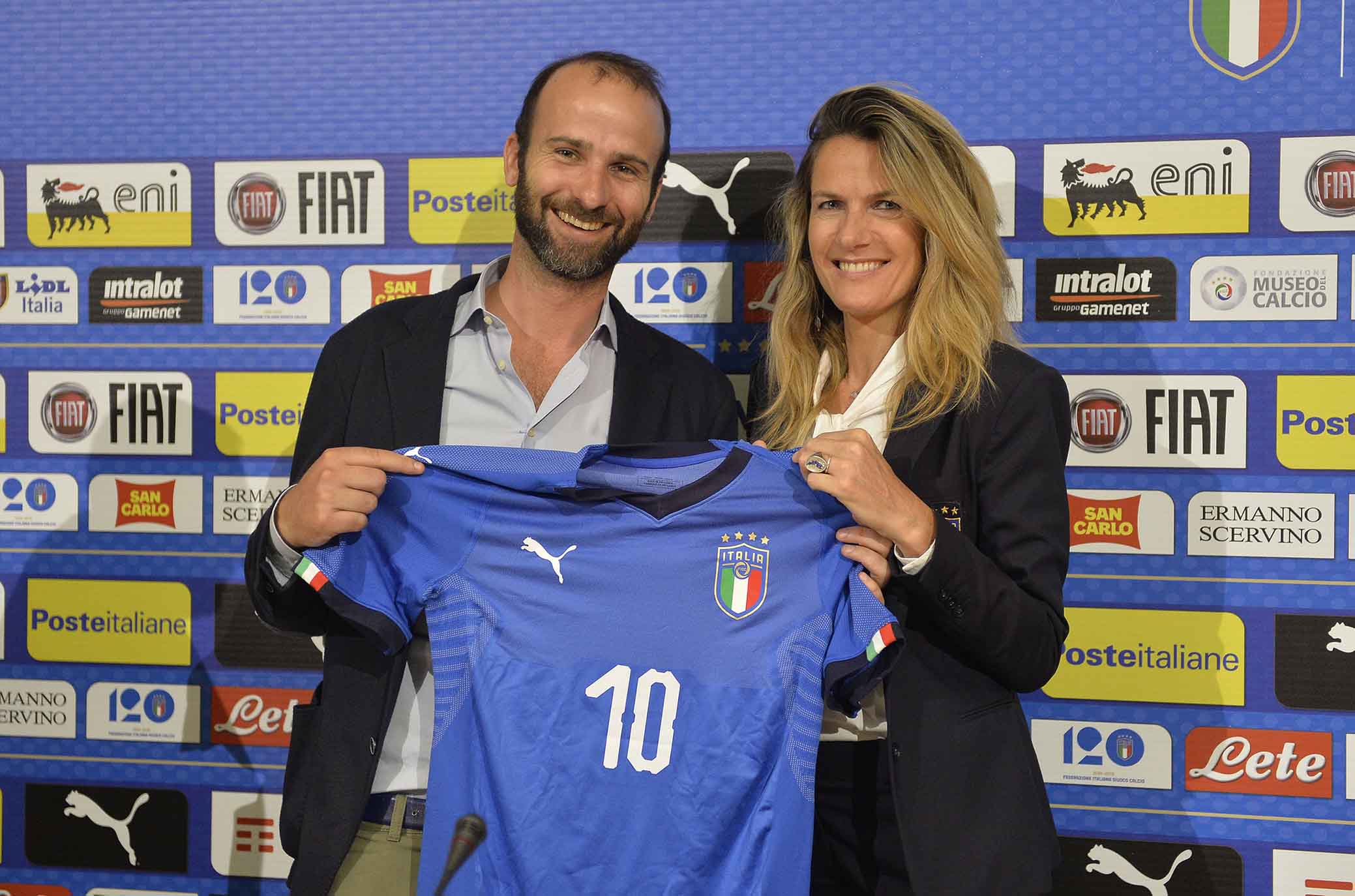 COVERCIANO 29-05-2018 Presentazione della Nazionale Italiana Femminile per il pass Mondiale. BARBARA FACCHETTI E ANDREA VANNUCCI. SILPRESS/GALASSI SILVANO