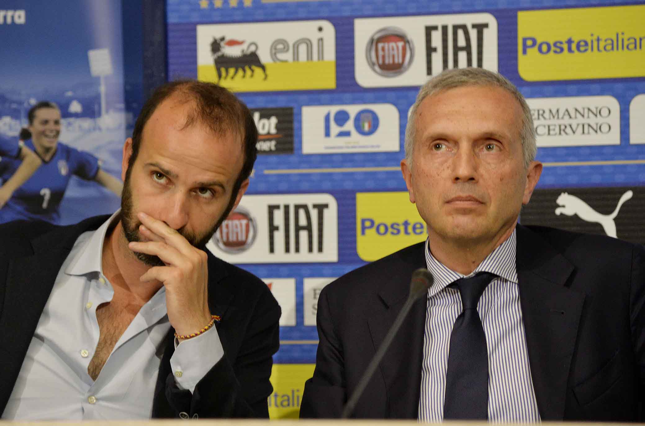 COVERCIANO 29-05-2018 Presentazione della Nazionale Italiana Femminile per il pass Mondiale. SANDRO MENCUCCI E ANDREA VANNUCCI. SILPRESS/GALASSI SILVANO