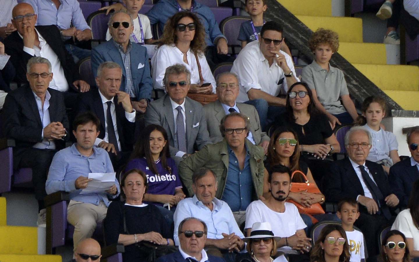 FIORENTINA-CAGLIARI 13-05-2108 TRIBUNA AUTORITA'. SILPRESS/GALASSI SILVANO